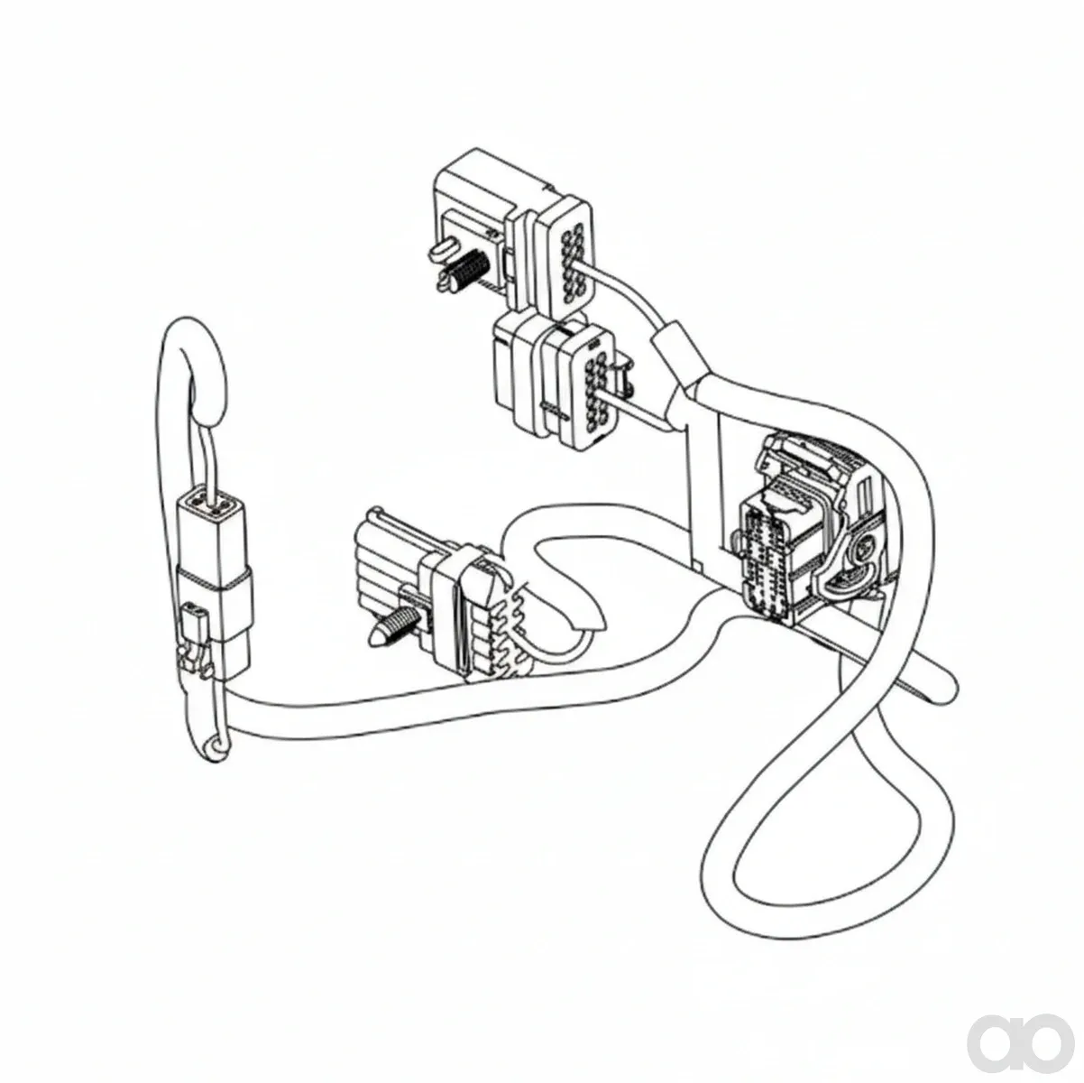 John Deere - BPF11104 - Hardware-Satz - Hardware Satz, ISOBUS Harness Adapte