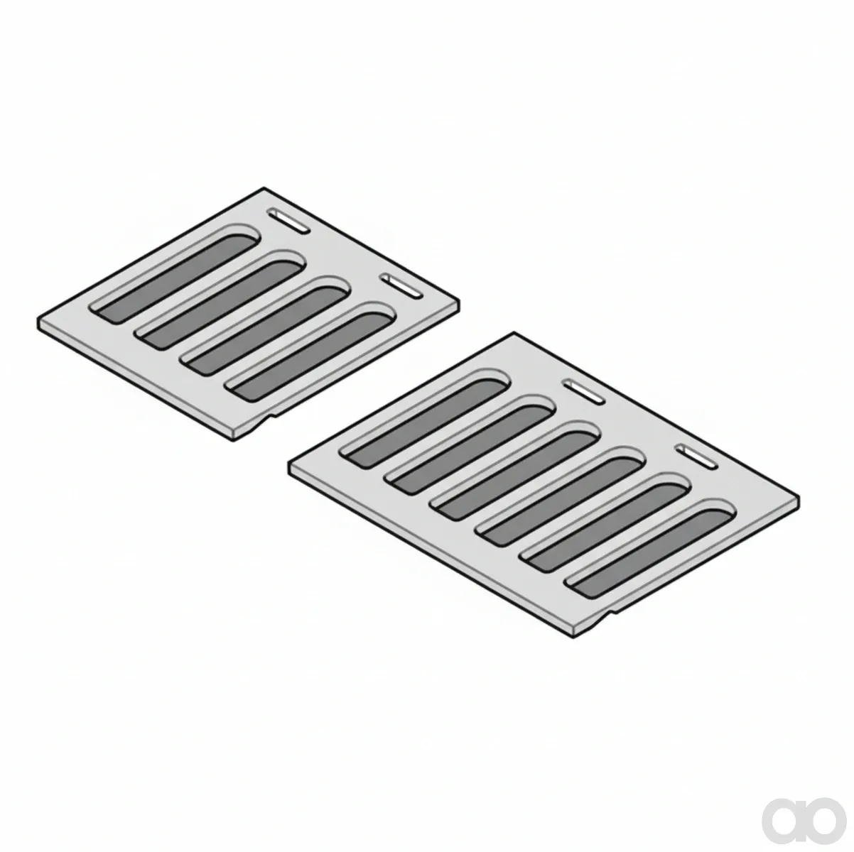 John Deere - BTC10187 - Aerator-Aufsatz - Satz, 4X Turf Guard Basis