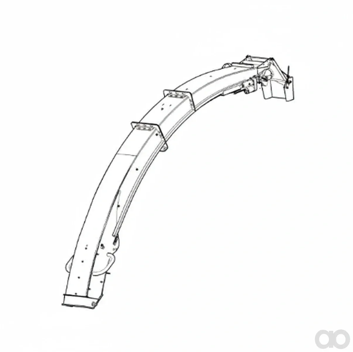 John Deere - BZ100202 - Auswurfrohr