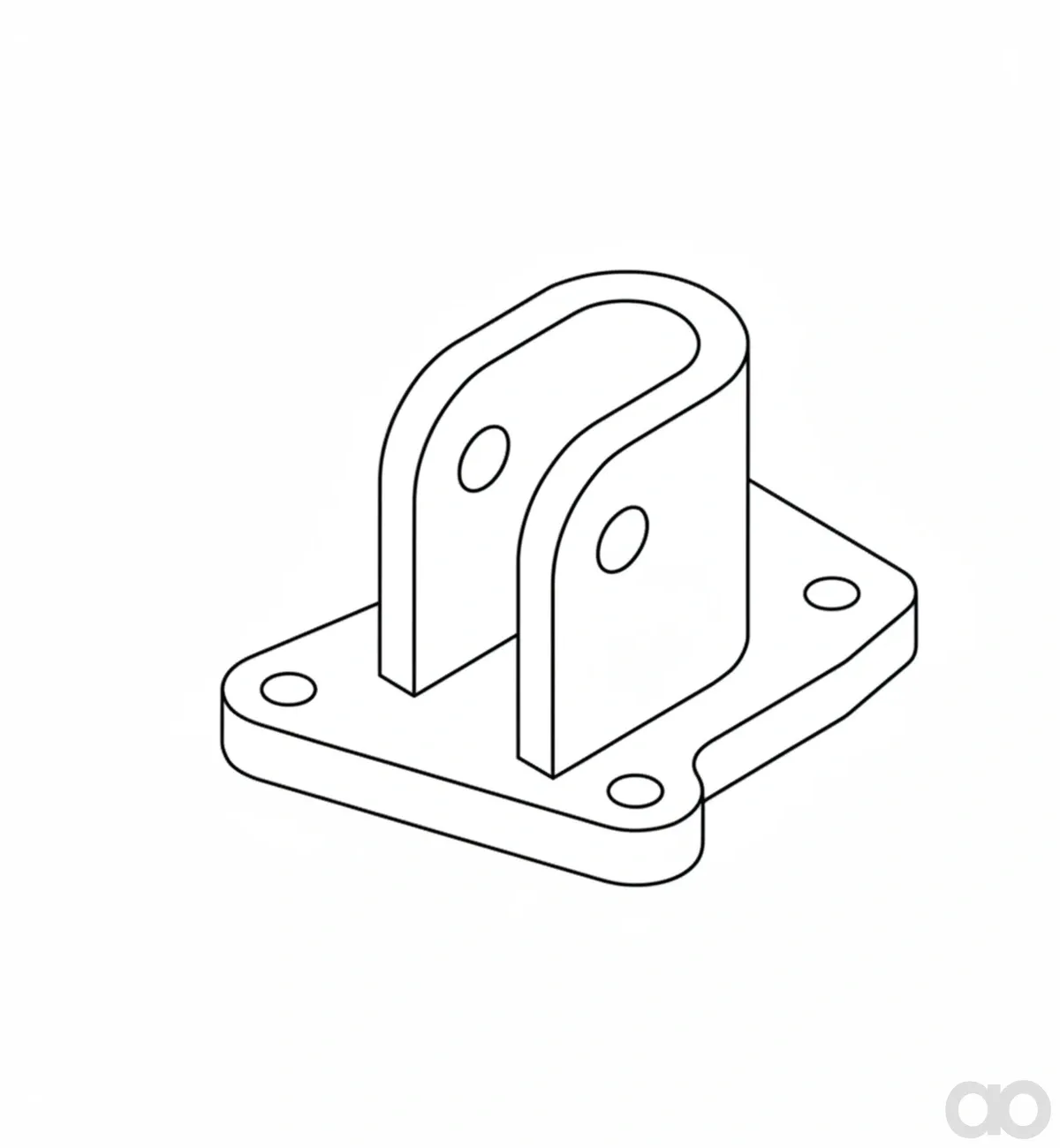 John Deere - LVA12999 - Halterung - Bracket, Bracket, Lift Cylinder (Lv