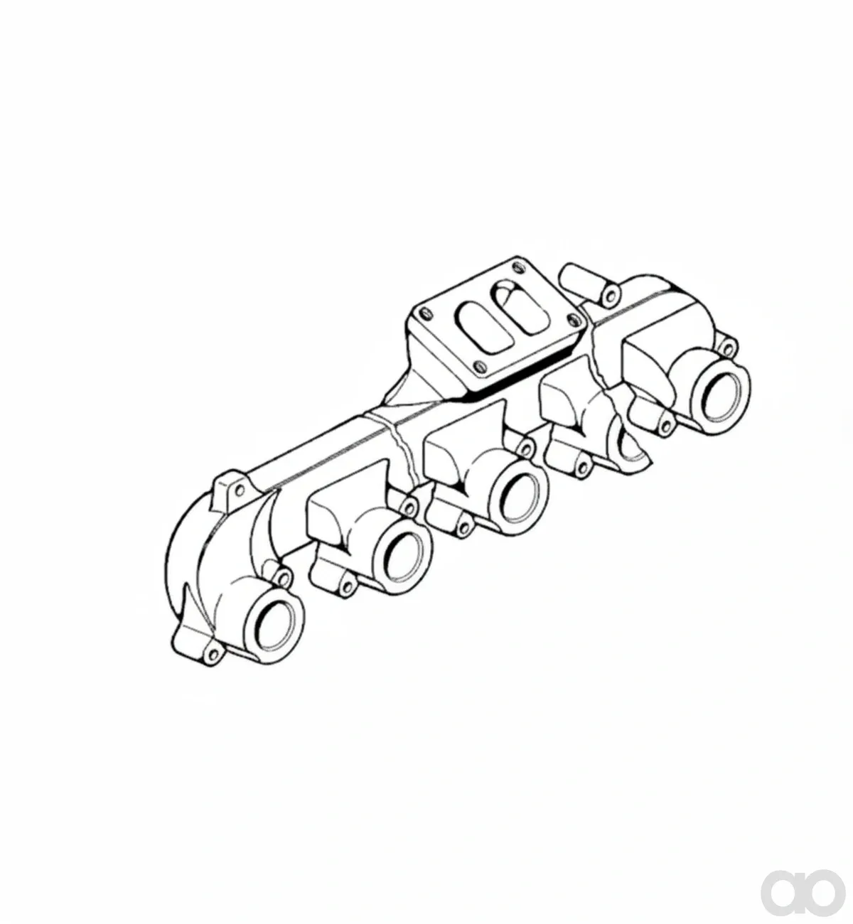 John Deere - R119265 - Abgaskruemmer