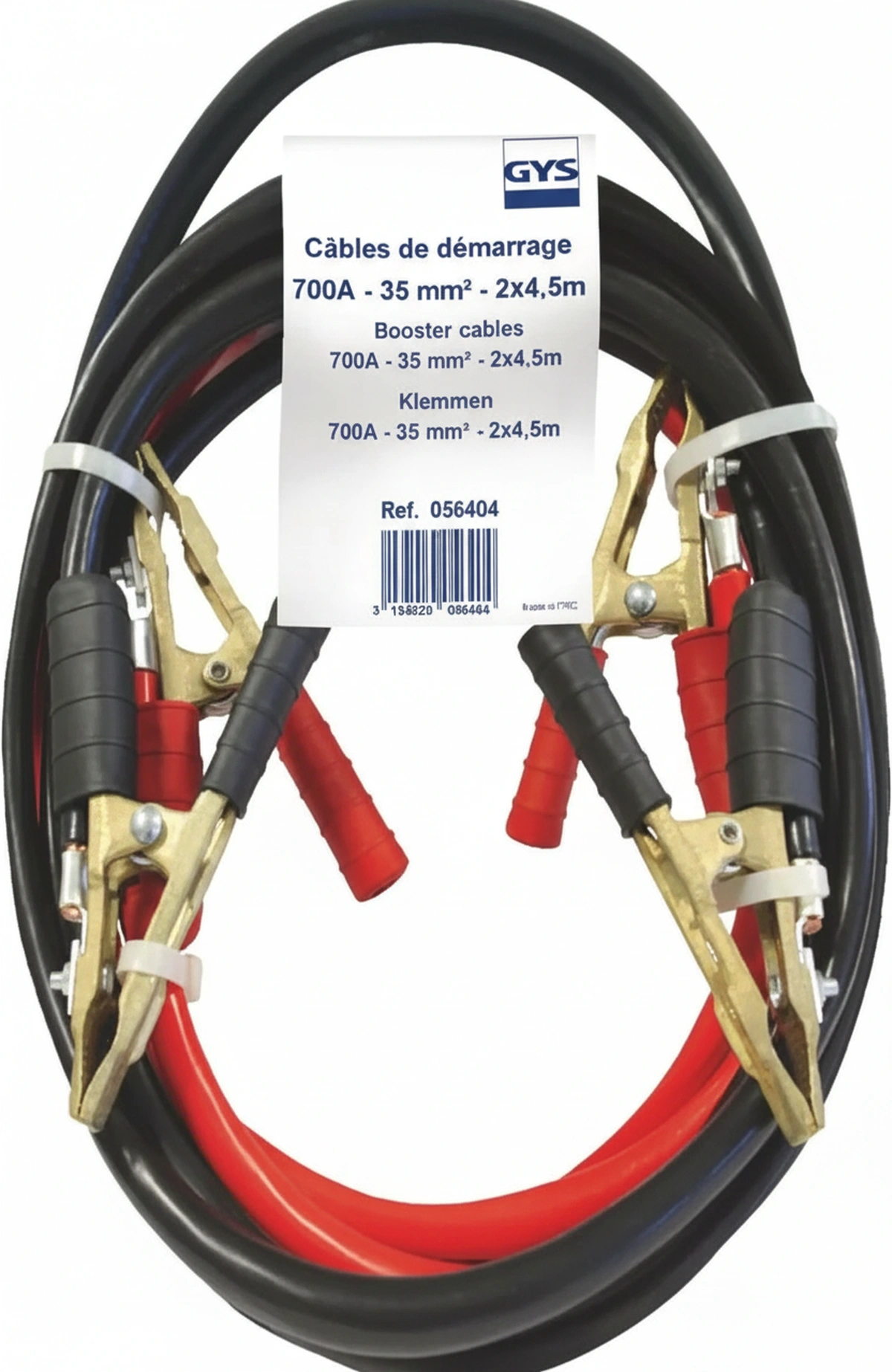 Kramp - 056404GYS - Starthilfekabel-Satz 35mm² 4,5m