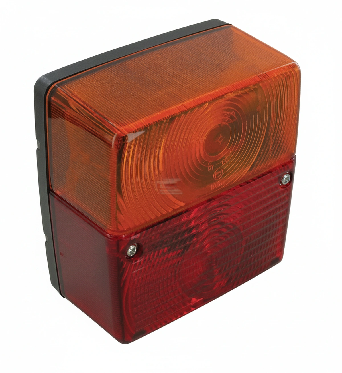 Kramp - 101036000 - Ruecklicht Quadratisch, 12V, Orange/Rot, Schraubbefestigung, 104x54x100mm, Bajonett, Jokon
