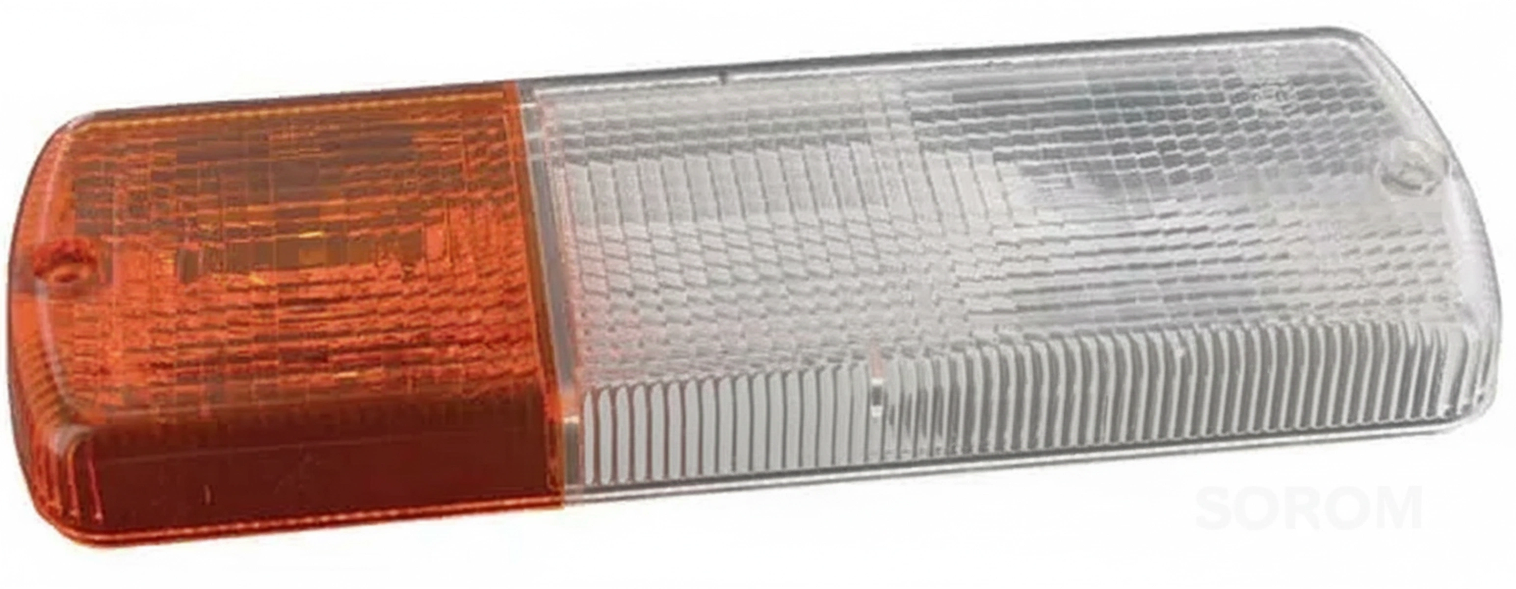 Kramp - 1044500 - Lichtlinse, Bernstein/Transparent, Rechteckig Stangen Britax