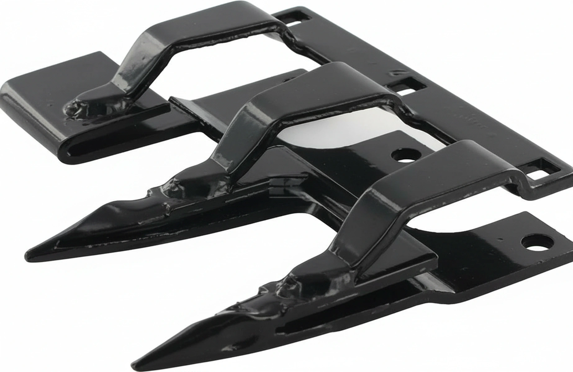 Kramp - 1072101 - Fuehrungsdreifinger, 12mm, Schwarz, Geeignet fuer John Deere
