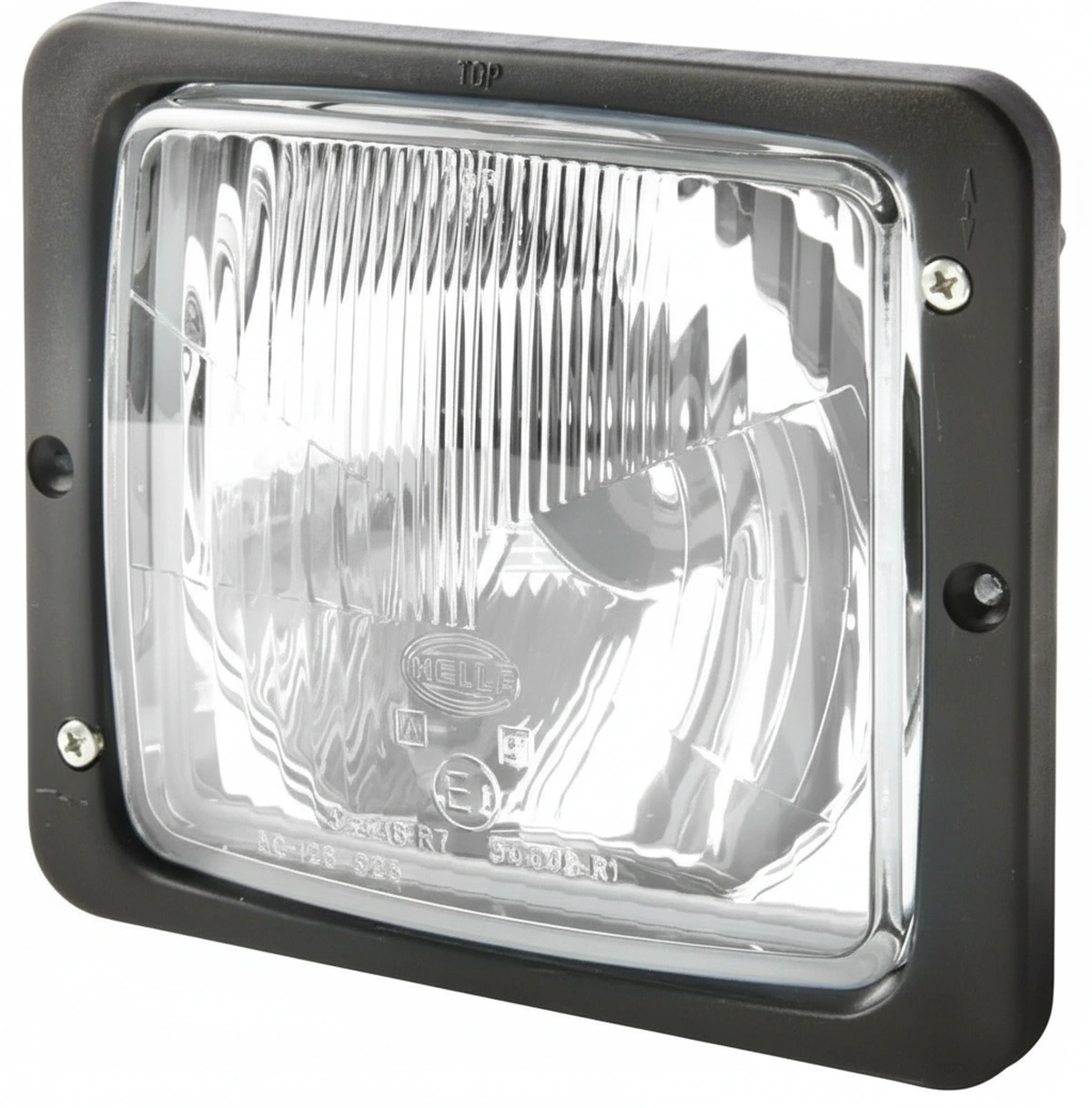 Kramp - 1AA004109031 - Scheinwerfer Rechteckig, 12/24V, Transparent, Verschraubt, 173x99x144mm, Hella