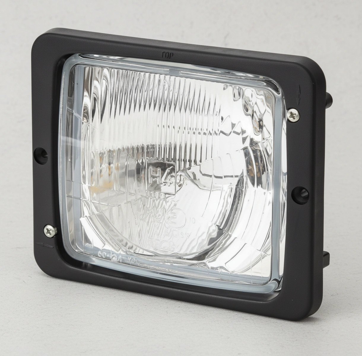 Kramp - 1AA004109041 - Scheinwerfer Halogen, Rechteckig, 12/24V, Transparent, Verschraubt, 173x99x144mm, Hella