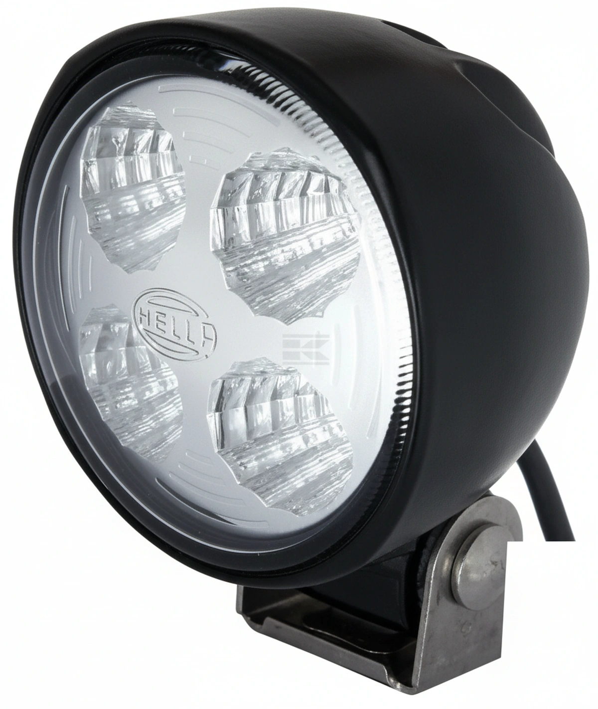 Kramp - 1G0996276453 - Arbeitsleuchte LED, 800lm, Rund, 12/24V, Transparent, Schraubmontage, Diameter 83mm, 4 LEDs, Hella