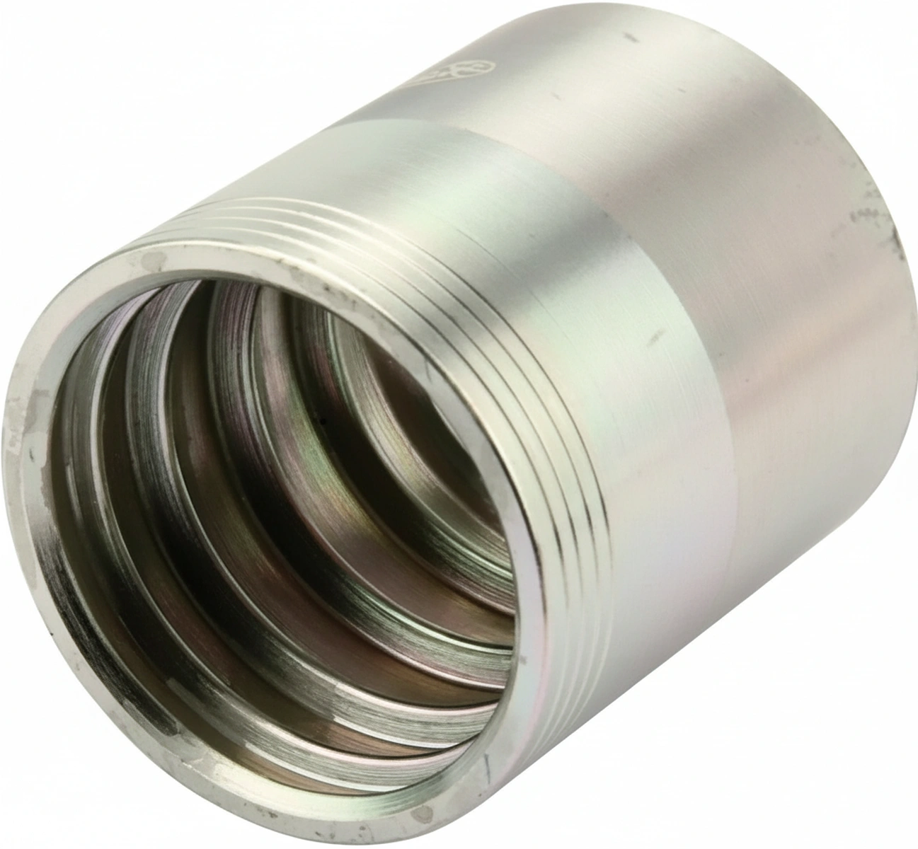 Kramp - 20GS1F4 - Muffe Diameter 61,5x67,8mm DN32 Verzinkt Weiss Passiviert Gates