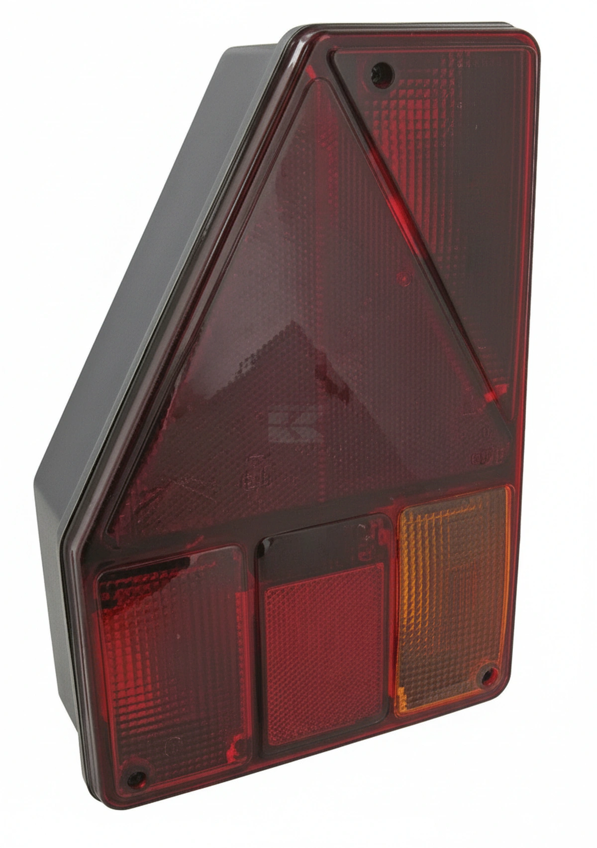 Kramp - 244001007 - Rueckleuchte LH Halogen, 12V, rot/amber, schraubmontiert, Earpoint von Aspoeck