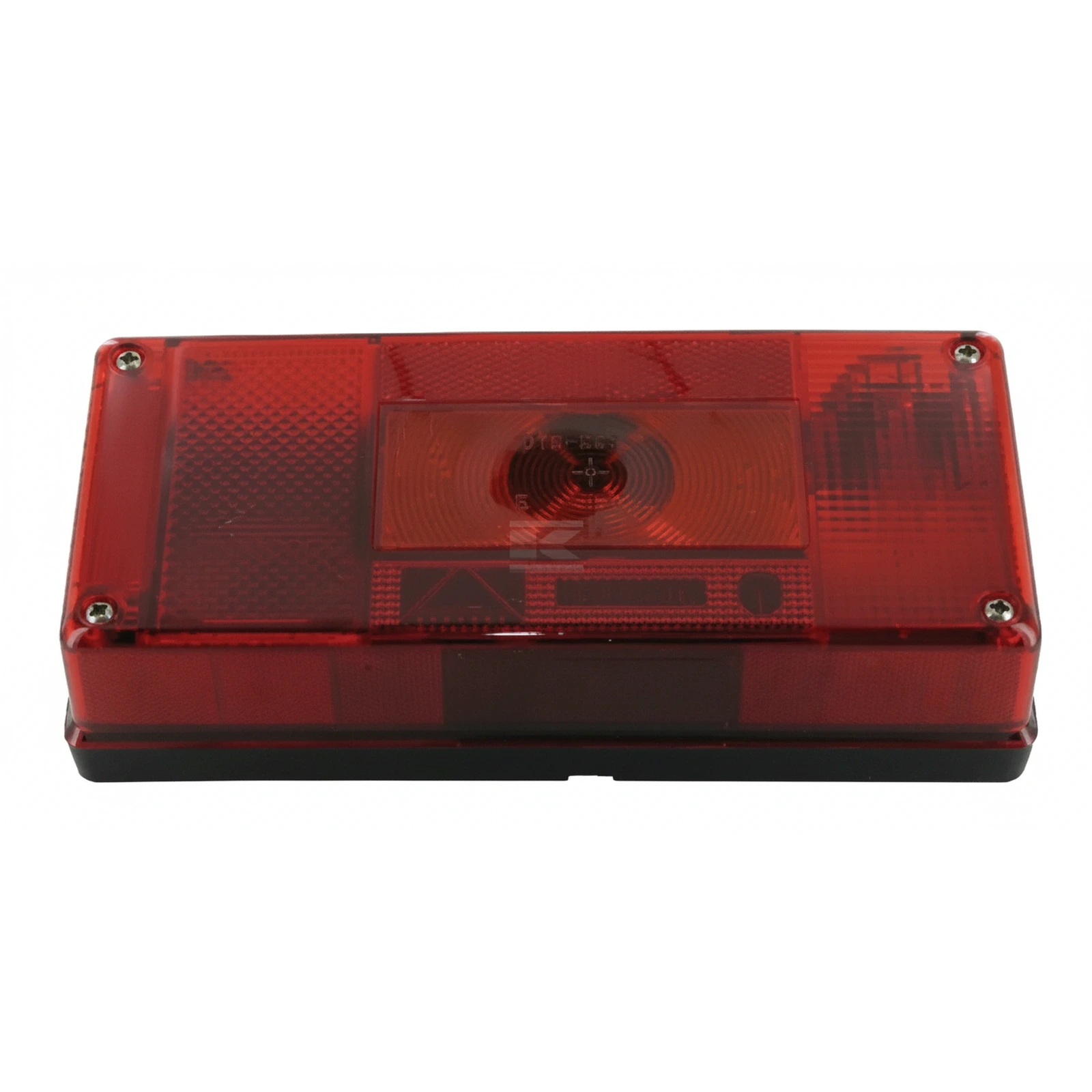 Kramp - 246200007 - Ruecklicht rechteckig, 12V, rot/bernstein, verschraubt, Midipoint von Aspoeck