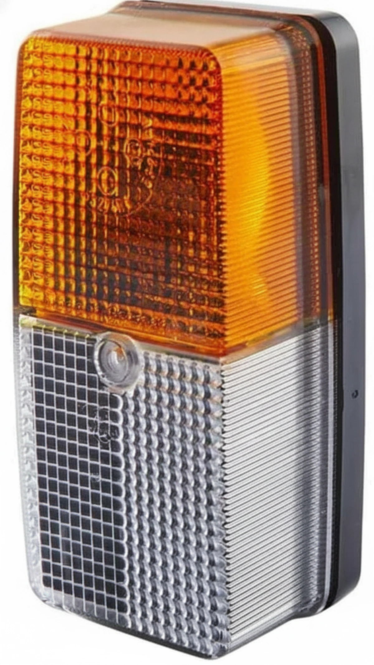 Kramp - 2BE003347001 - Richtungs- Und Standlicht 21/5W, Rechteckig, 12V, Amber/Transparent, Verschraubt, 125x45x62mm, Hella