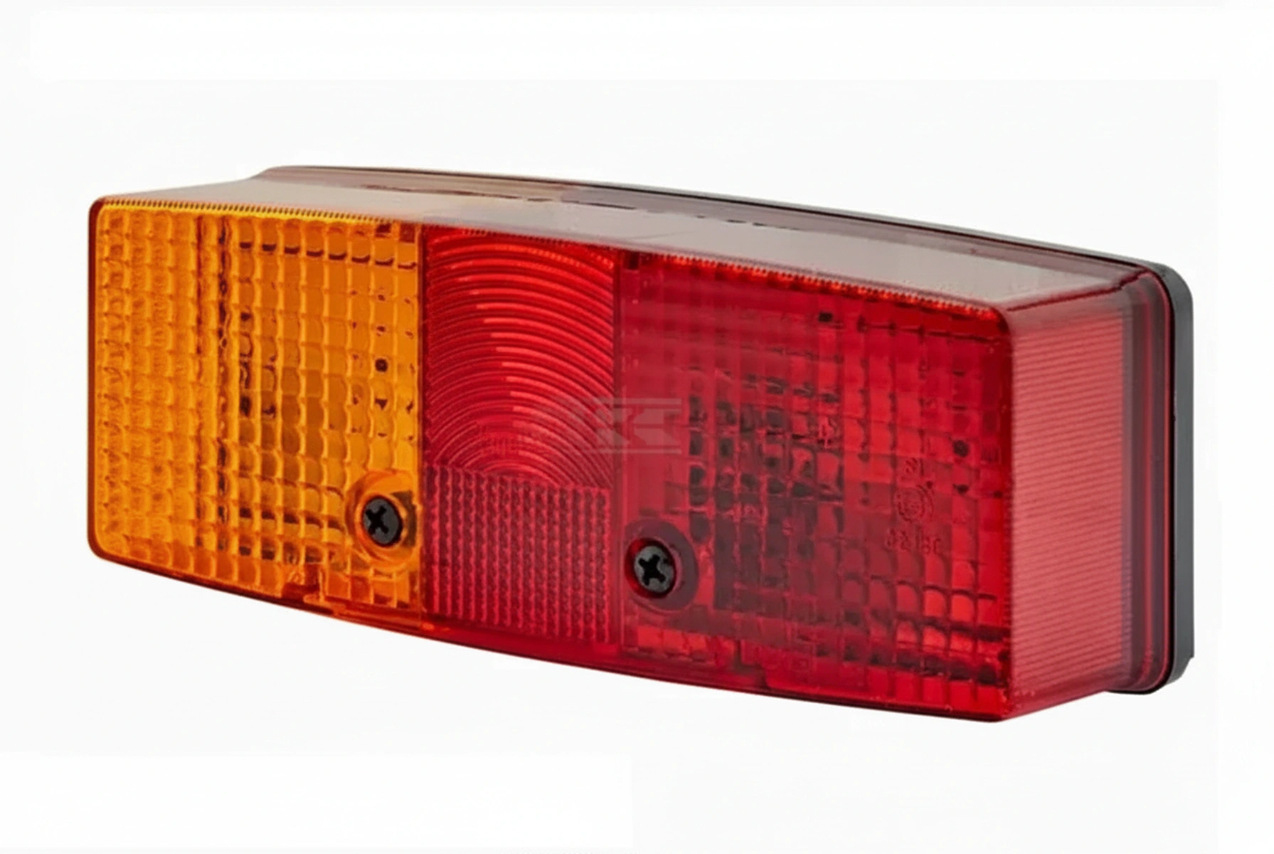 Kramp - 2SD003184031 - Rueckleuchte Stangen Rechteckig, 12/24V, Rot/Orange, Verschraubt, 158x51x64mm, Hella – Links