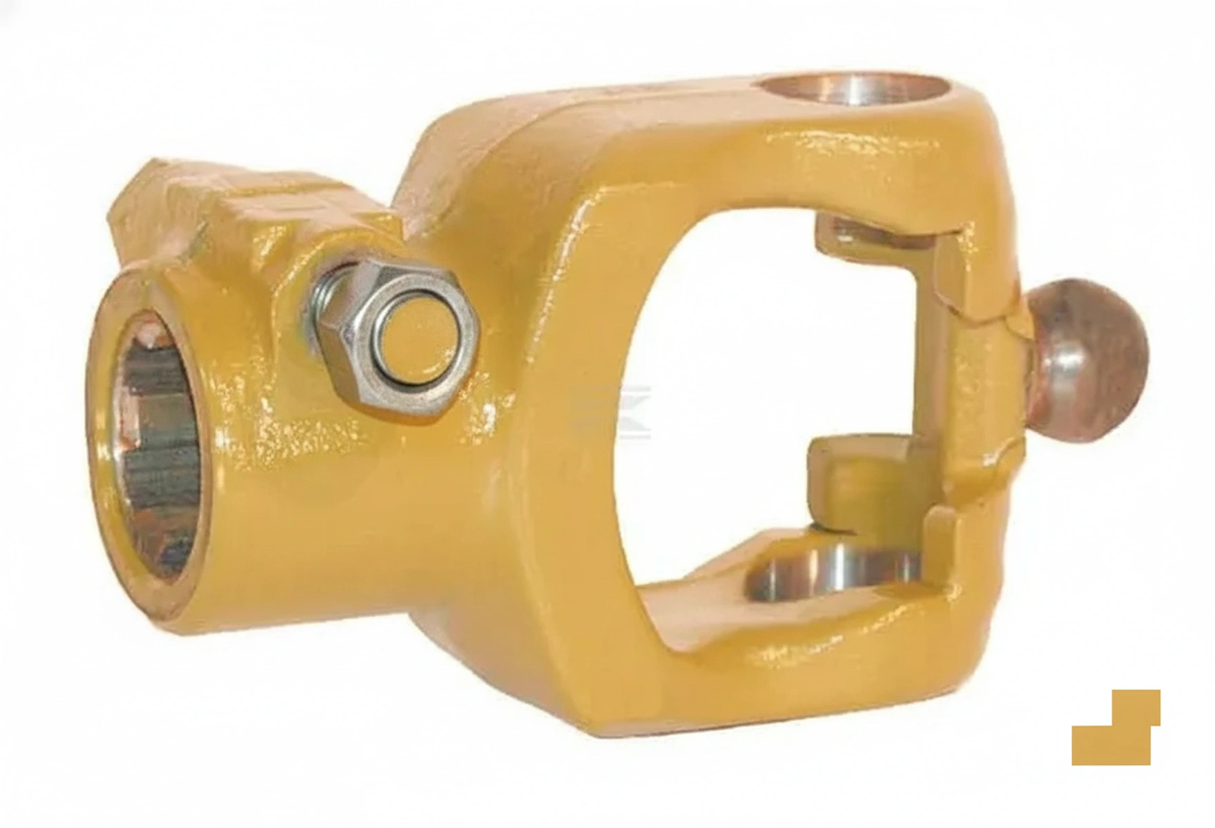 Kramp - 351014 - Gabelkopf, Klemmbolzen, 1-3/8"-6 Keilnuten, W2480 Walterscheid