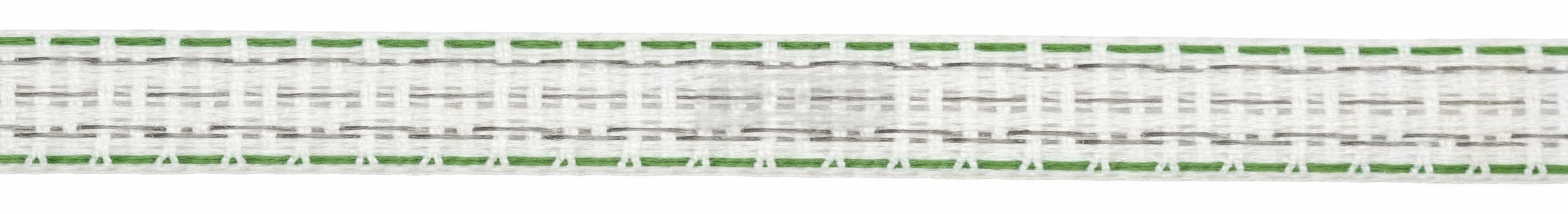 Kramp - 449125 - Zaunband, 40mm x 200m, Weiss/Gruen