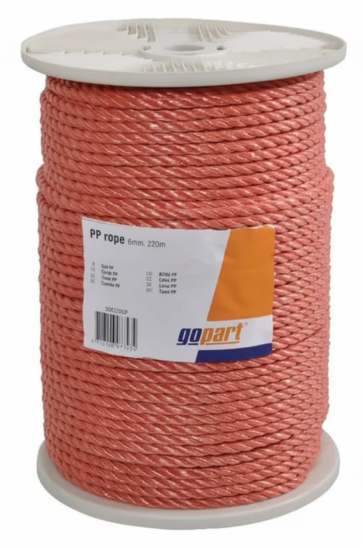 Kramp - 506220GP - PP-Seil Orange 6mm, 220m, Gopart