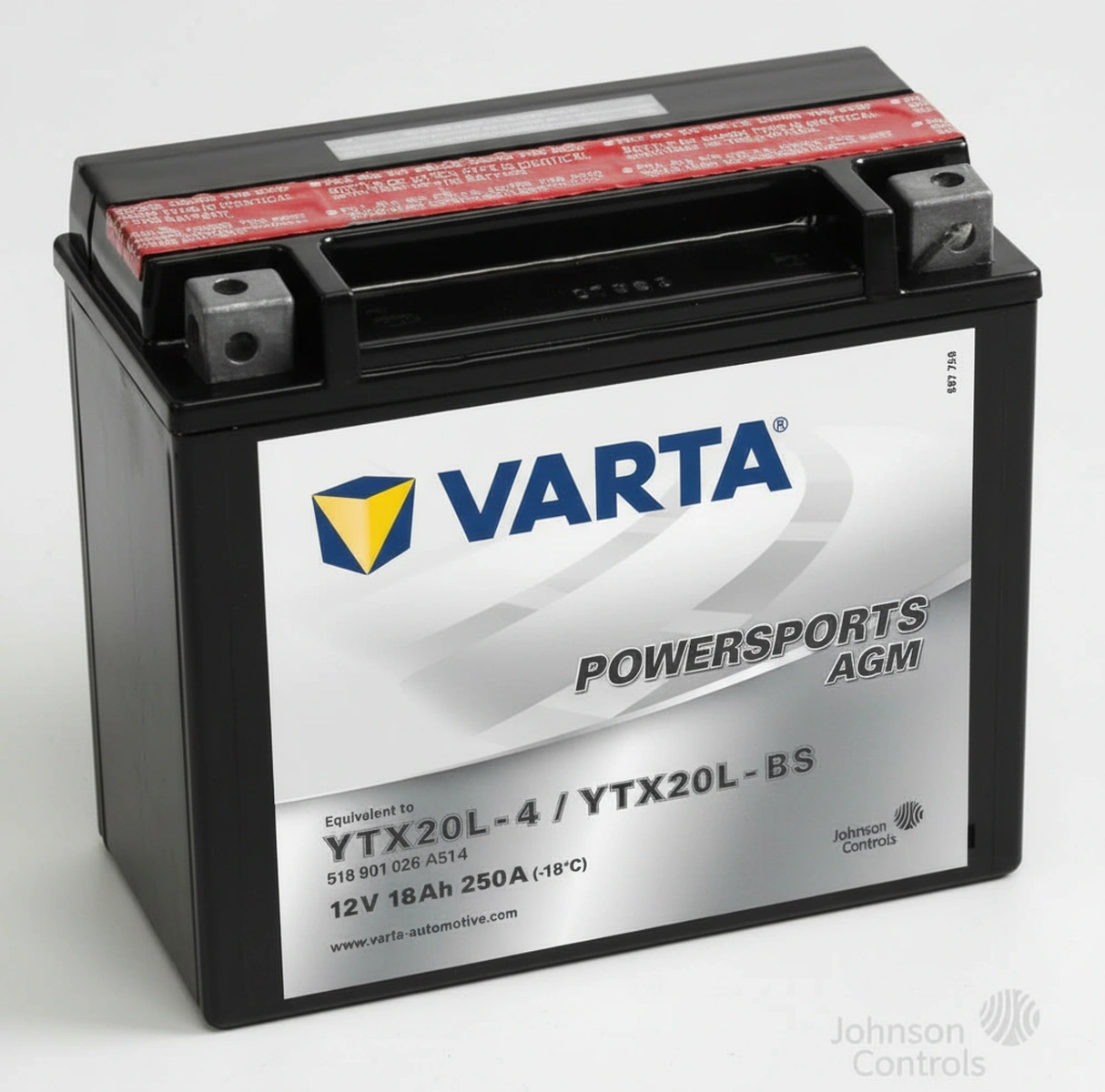 Kramp - 518901025I314PS - Batterie 12V 18Ah 250A AGM Powersports VARTA
