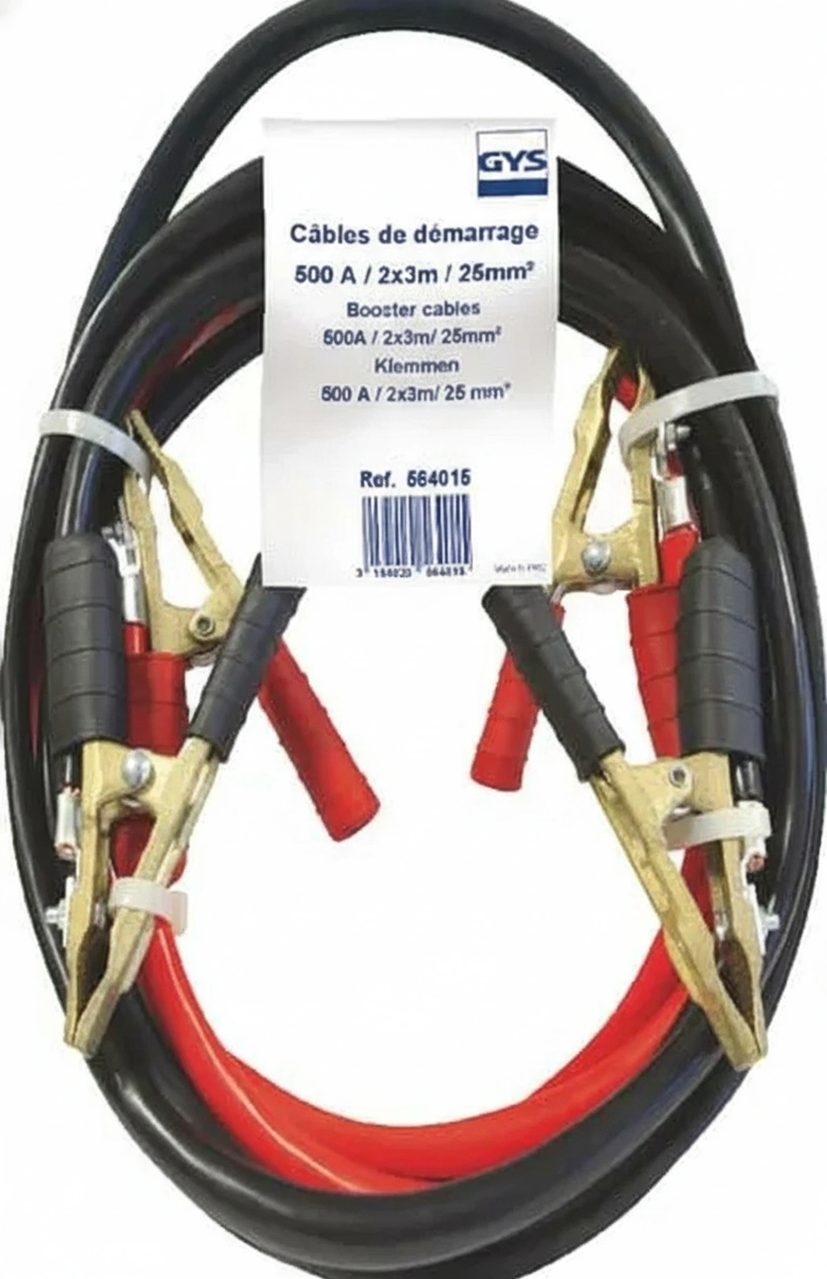 Kramp - 564015GYS - Starthilfekabel-Satz 25mm² 3m