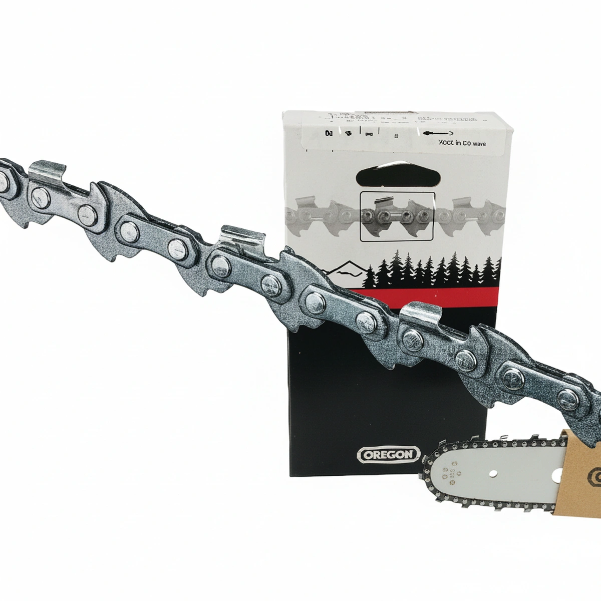 Kramp - 91PX056E - Saegekette 3/8" 1.3mm 56 DL Halbmeissel Chamfer Oregon