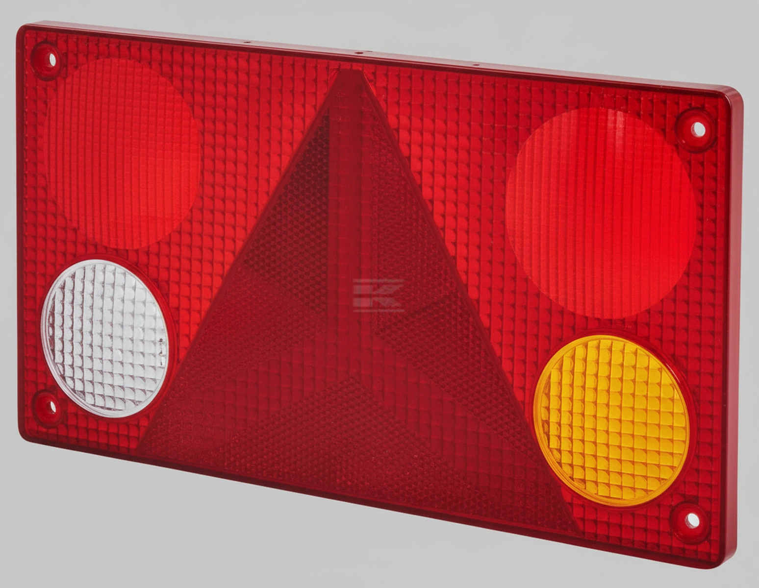 Kramp - 9EL340203011 - Lichtlinse, Rot/Transparent/Bernsteinfarben Heck/Stangen Hella