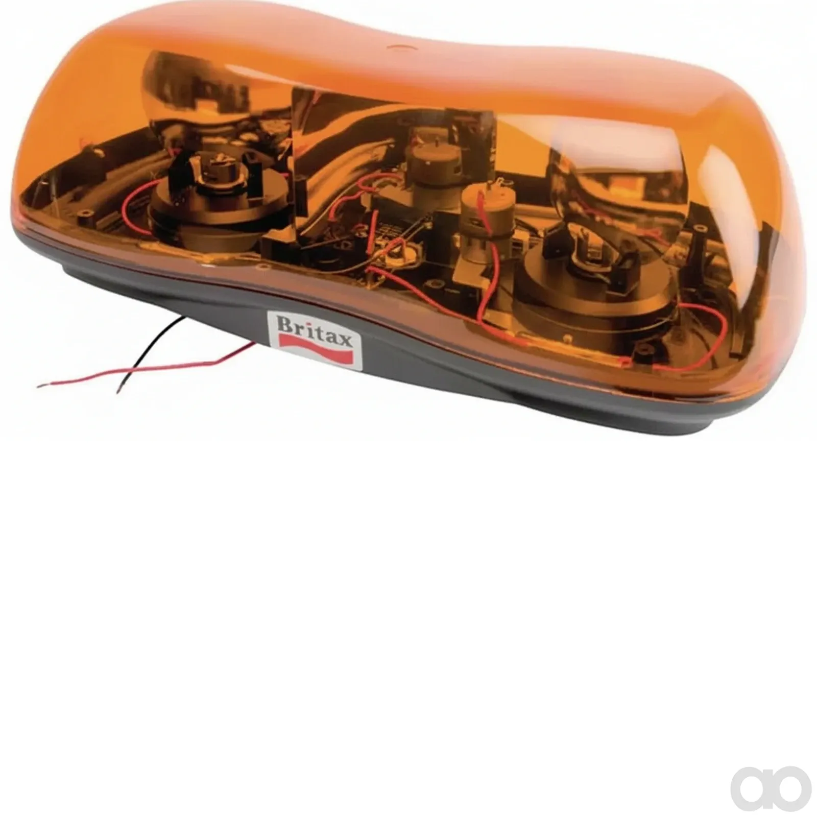 Kramp - A4210012V - Lichtleiste Halogen, 12V, Bernsteinfarben, Aufschraubbar, 420x205x130mm, Britax