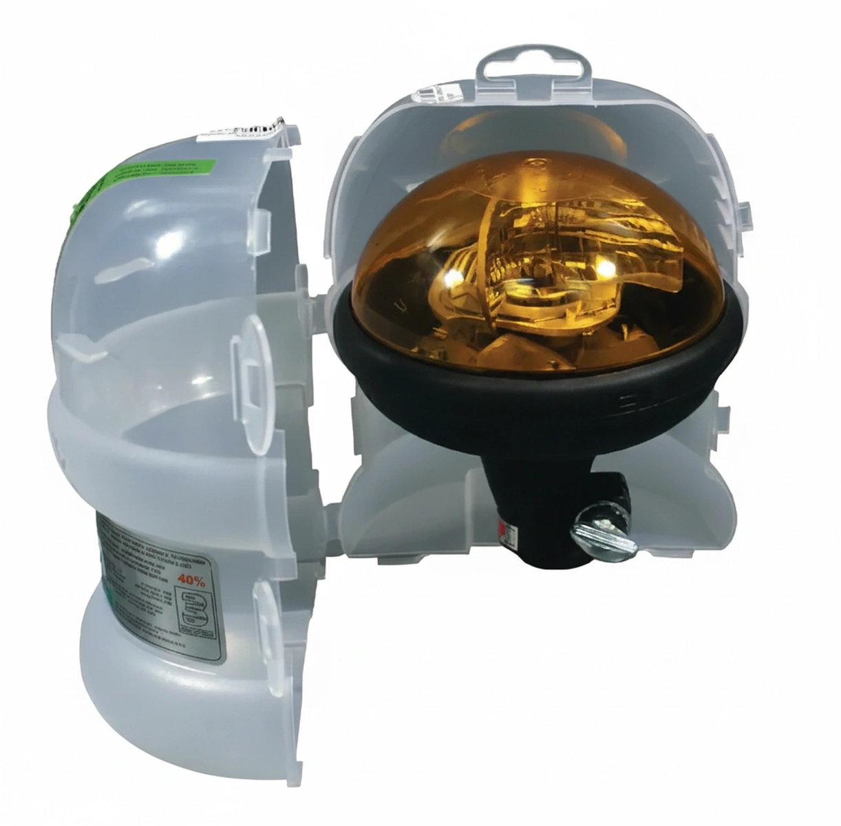 Kramp - AUEF122423 - Drehleuchte, 21W, 12/24V, Pfostenmontage, Ellipse von Sacex