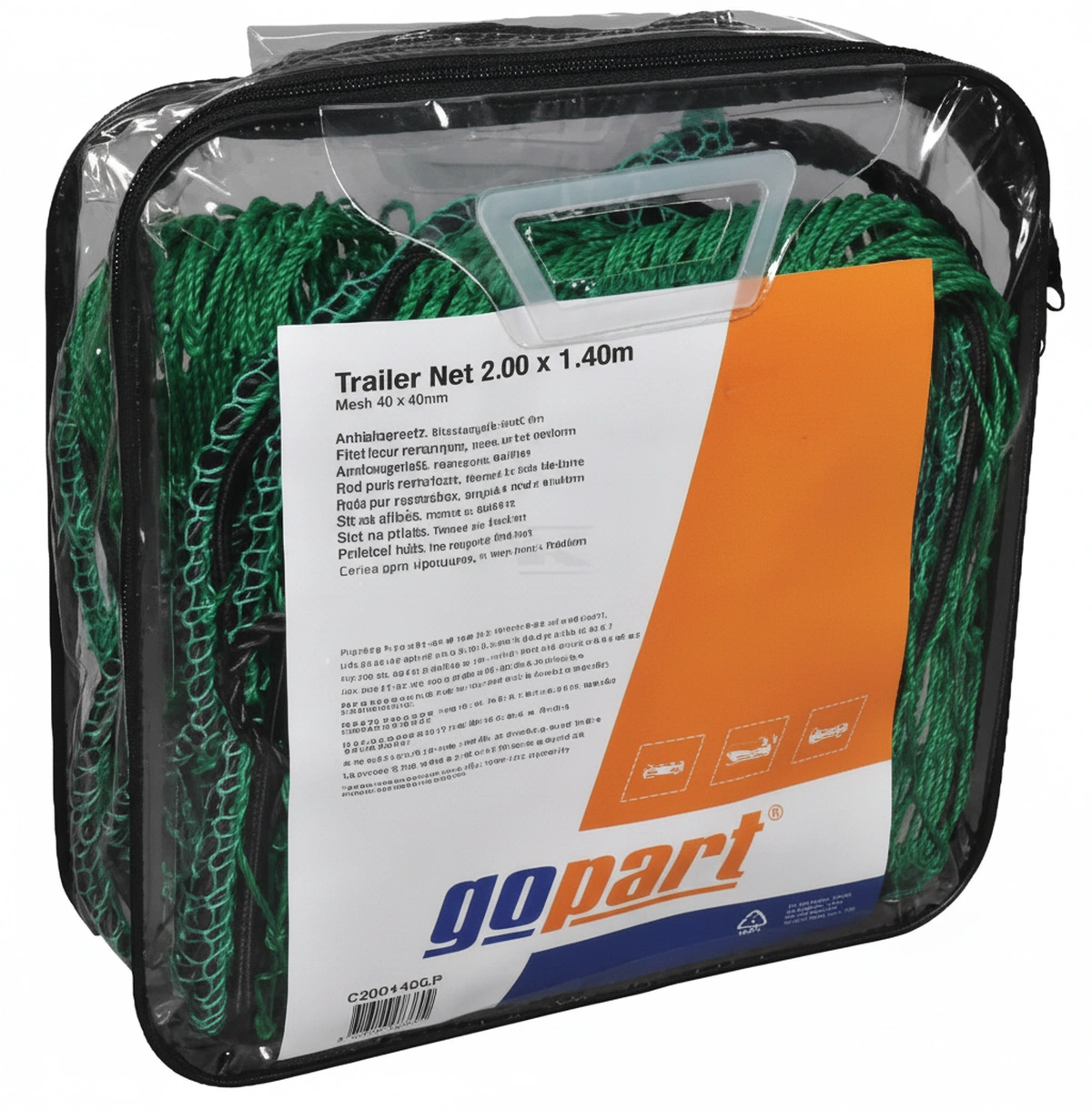 Kramp - C400210GP - Anhaengerladungsnetz 4,00x2,10m, Gopart