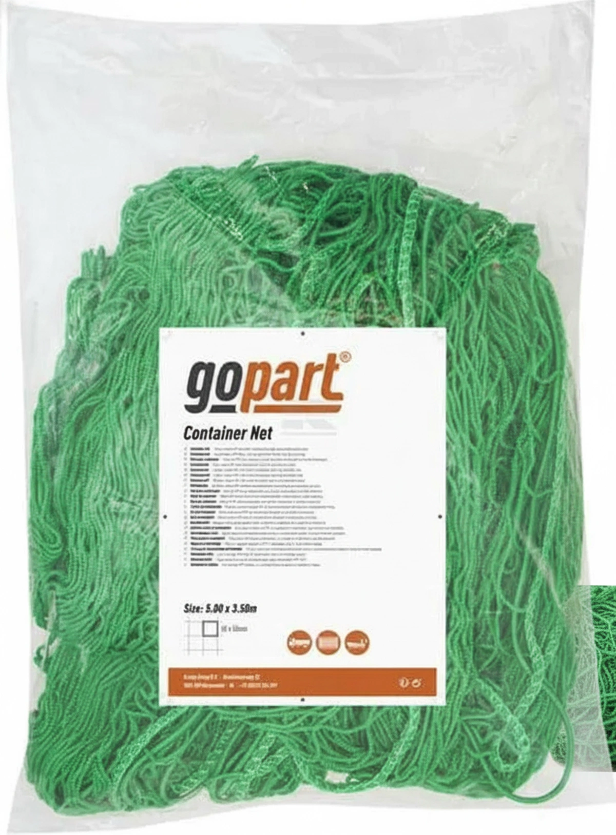 Kramp - C500350GP - Ladesicherheitsnetz 4 mm, 5,00 x 3,50 m