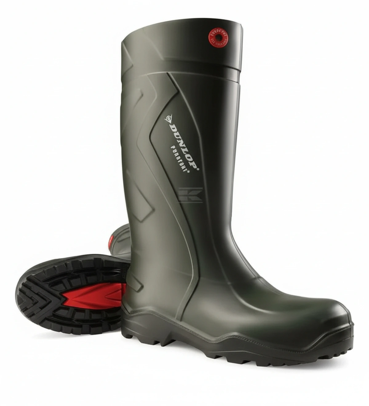 Kramp - C76293341 - Stiefel Gruen, Klasse S5, Groesse 7 Wellingtons Purofort® Dunlop