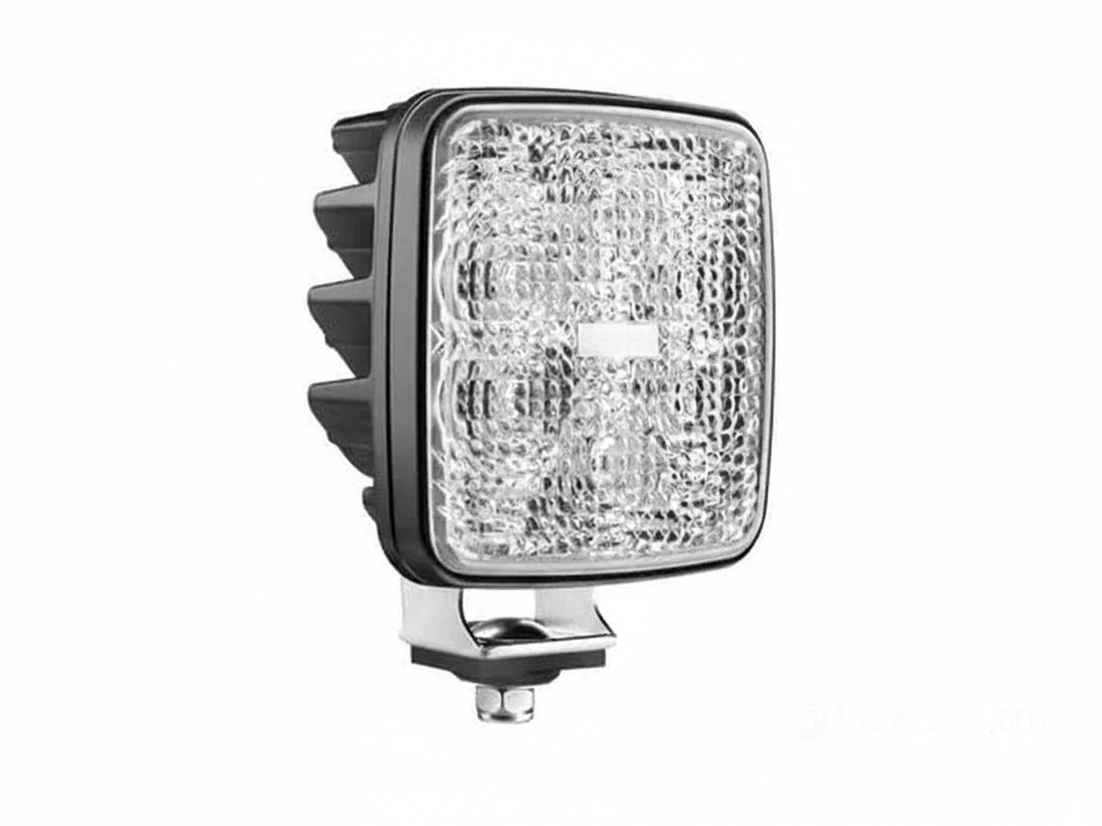 Kramp - CRK2C5493002 - Arbeitsleuchte LED mit Schalter, R23, 22W, 1600lm, Quadratisch, 12-24V, 129x105x50mm, Weitstrahl, Verschraubt, Wesem