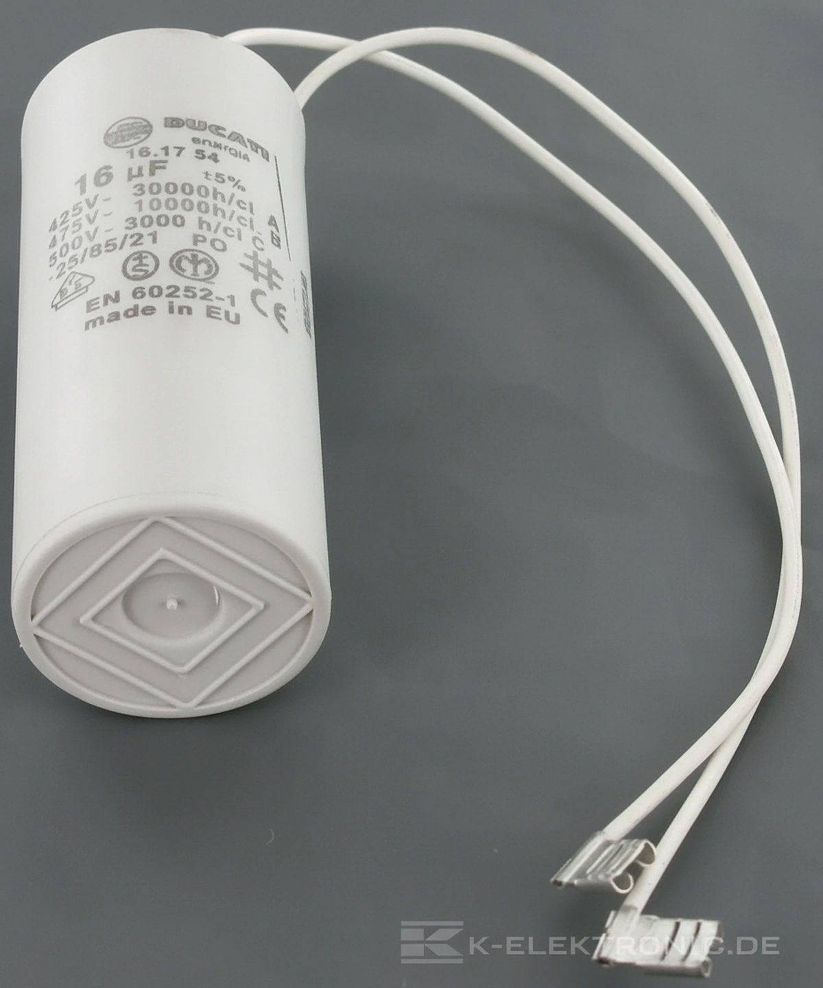 Kramp - E260054 - 16 uF Kondensator