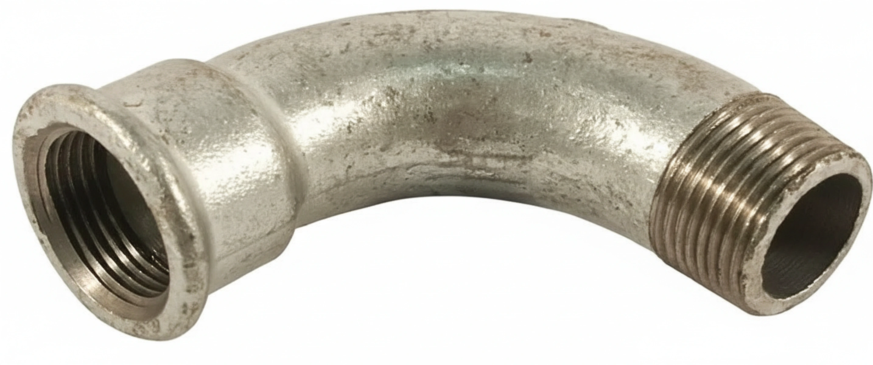 Kramp - FG14 - Bogen 90° Weiblich/Maennlich Verzinkt 4"
