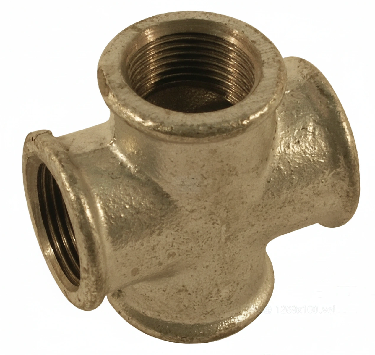Kramp - FG180112 - Kupplung 4-Wege Verzinkt 4xF 1 1/2"