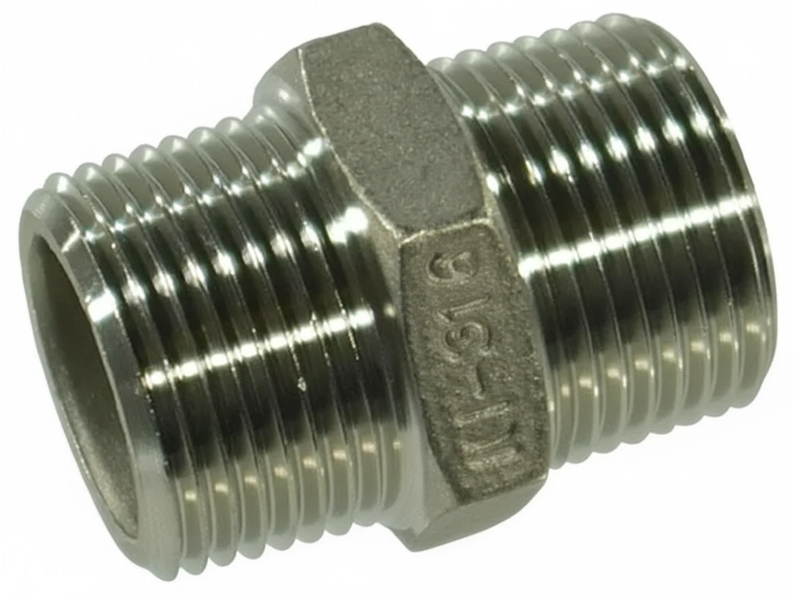 Kramp - FG280212RVS - Nippel S.S. 2xM 2 1/2"