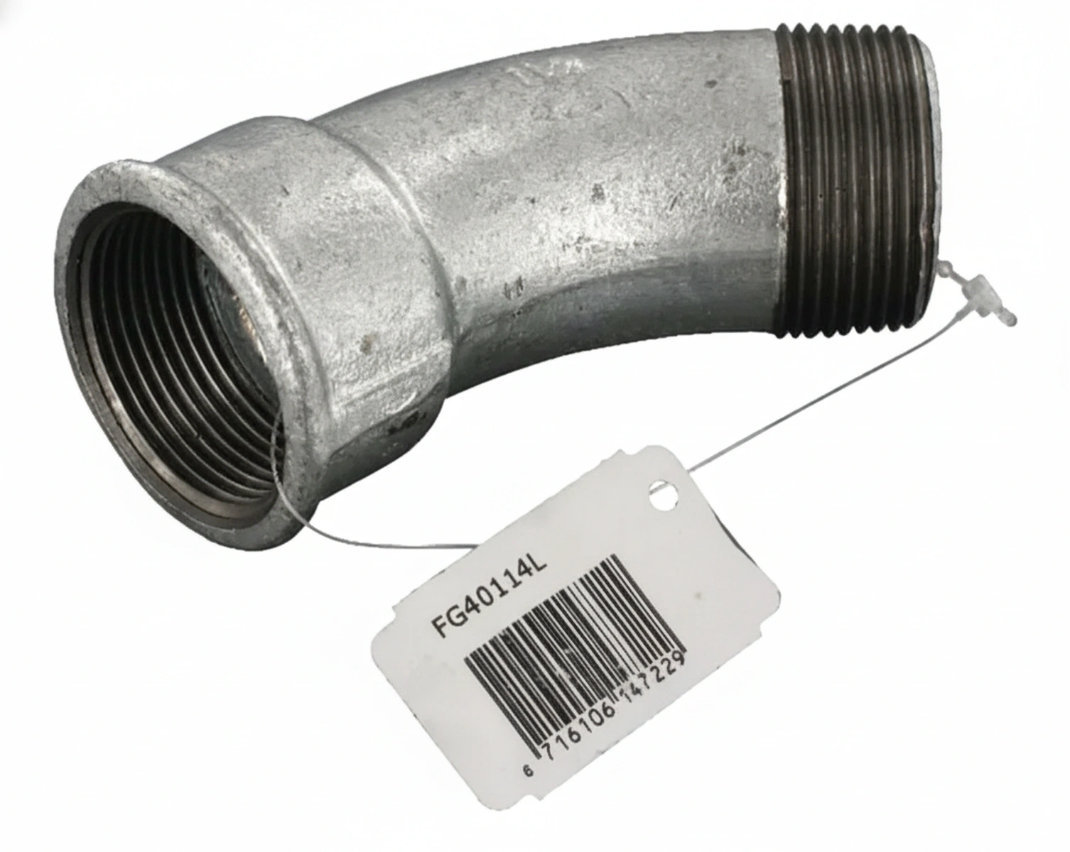 Kramp - FG40114L - Bogen 45° Weiblich/Maennlich Verzinkt 1 1/4"