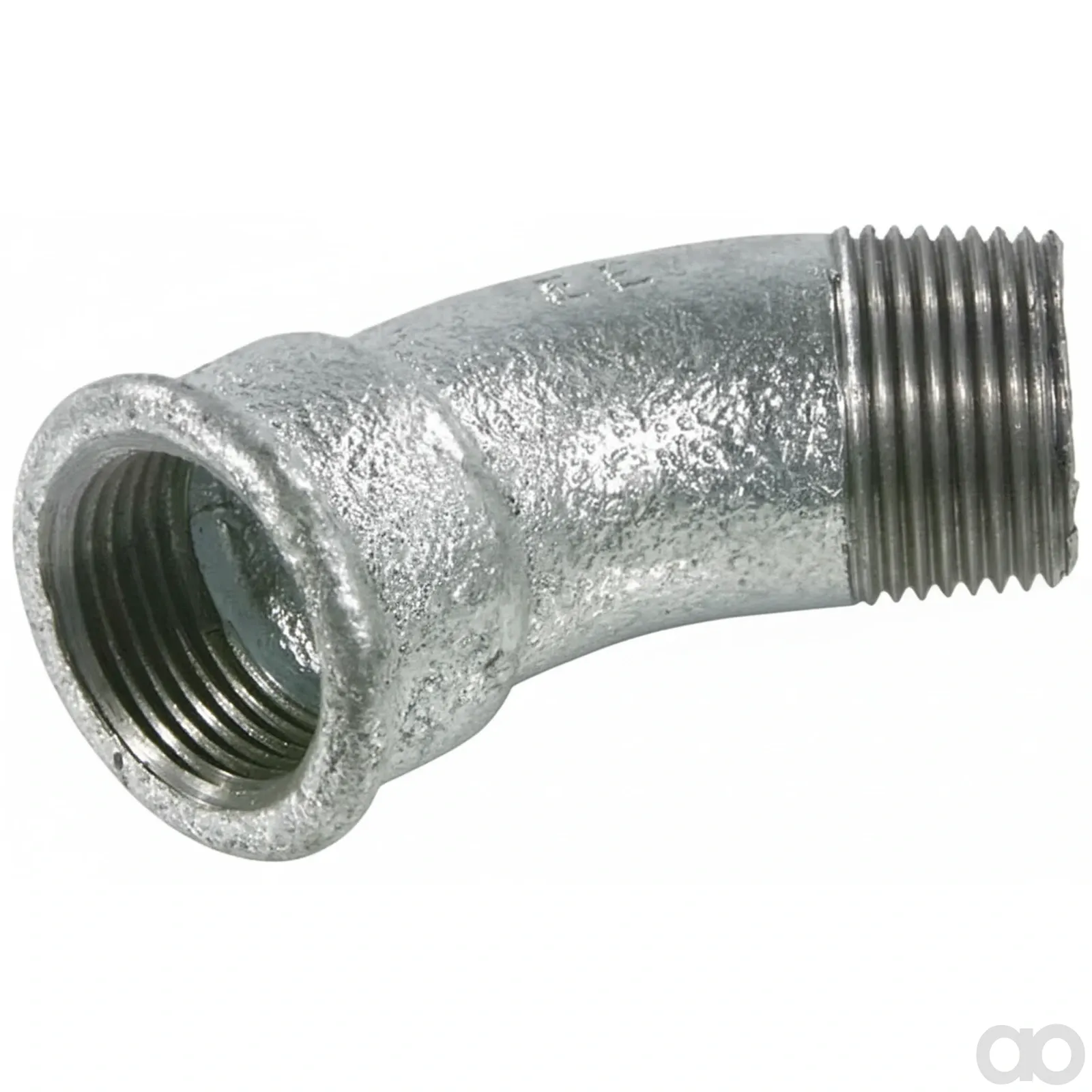 Kramp - FG402 - Bogen 45° Verzinkt W/M 2"
