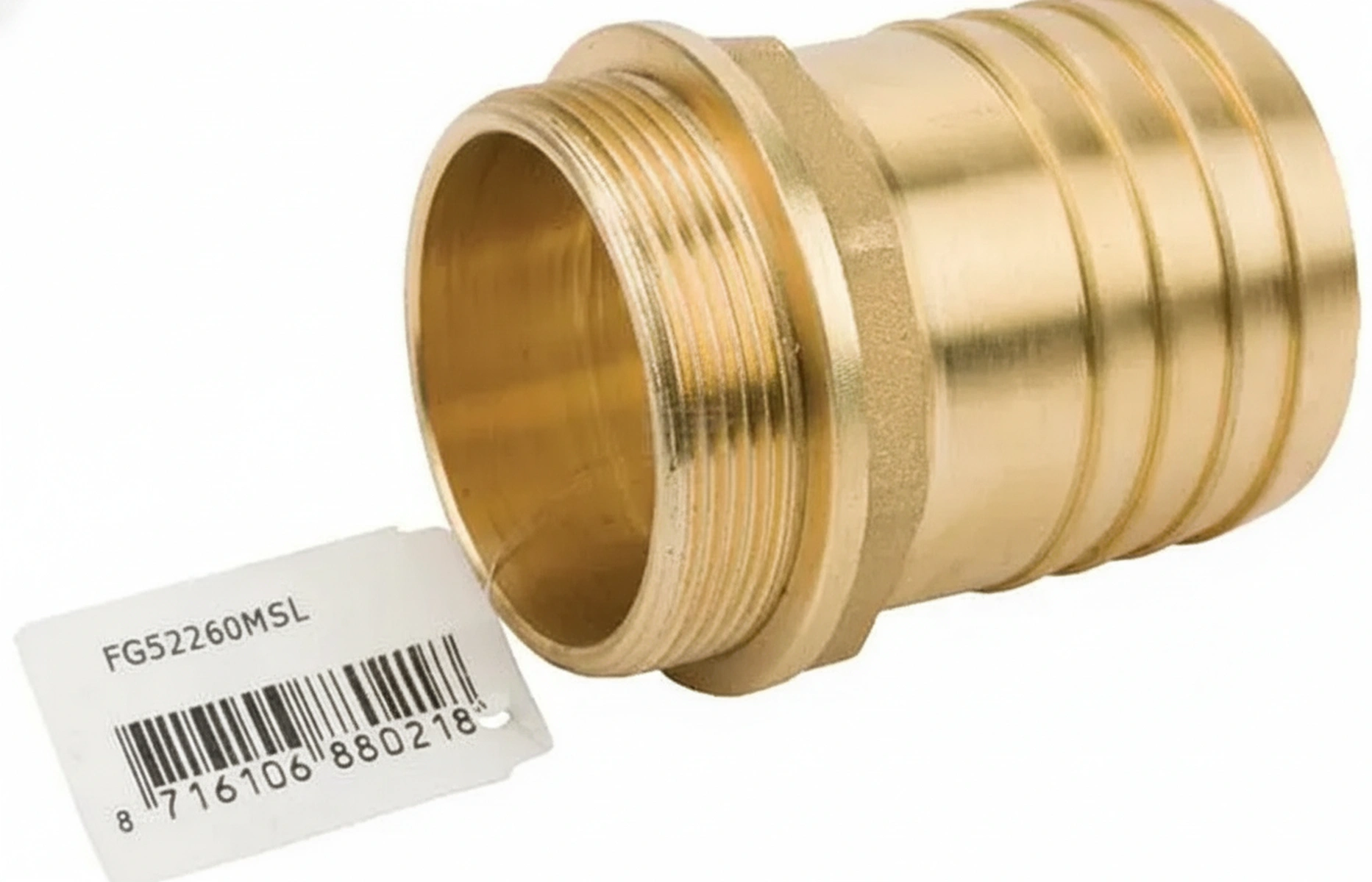 Kramp - FG52260MSL - Messing-Schlauchanschluss 60mm x M 2"