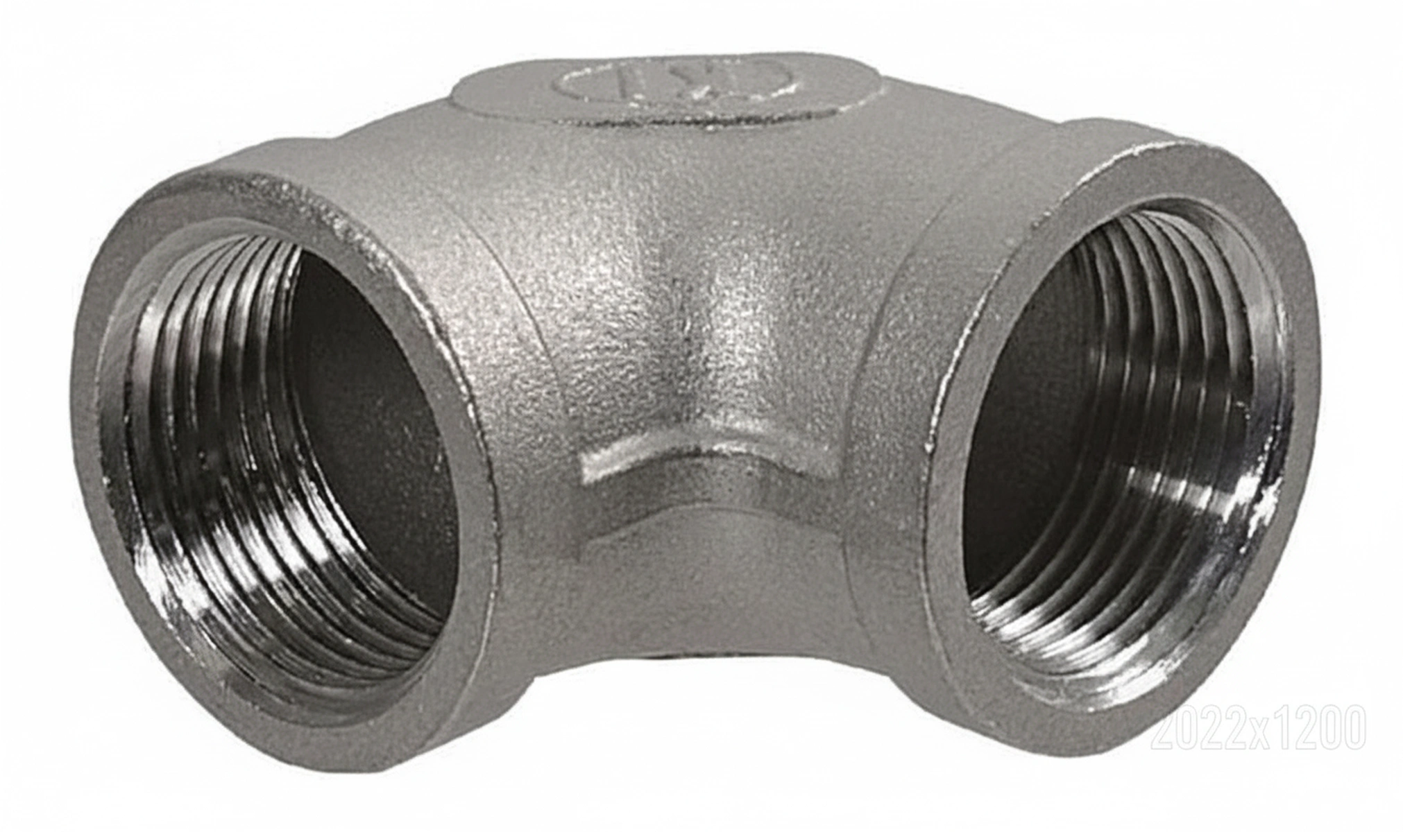 Kramp - FG902RVS - 90° Bogen S.S. 2xF 2"