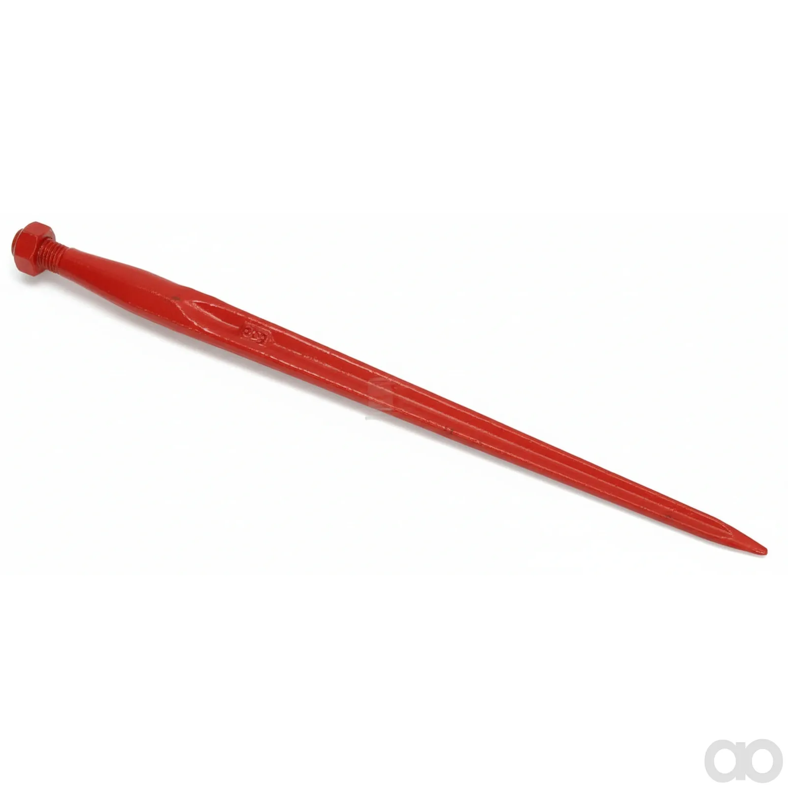 Kramp - FT16 - Ladeschaufelzahn, Gerade, Doppel-T-Profil 42x810mm, Spitze Mit M28x1,5mm Mutter, Schwarz, Battista Porteri