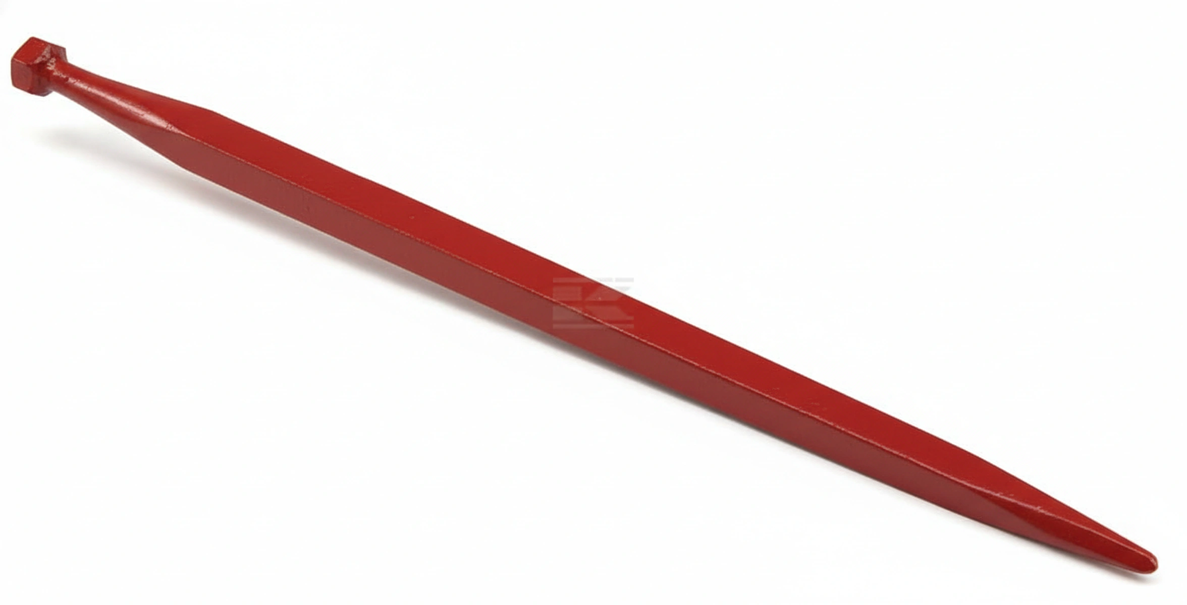 Kramp - FT47 - Laderzinke, Gerade, Quadratischer Querschnitt 36x680mm, Spitze Mit M20x1,5mm Mutter, Rot, SHW