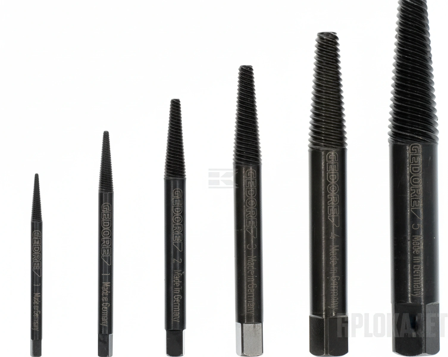 Kramp - HG855155 - Schraubenausdrehersatz M3-M18 5-Teilig