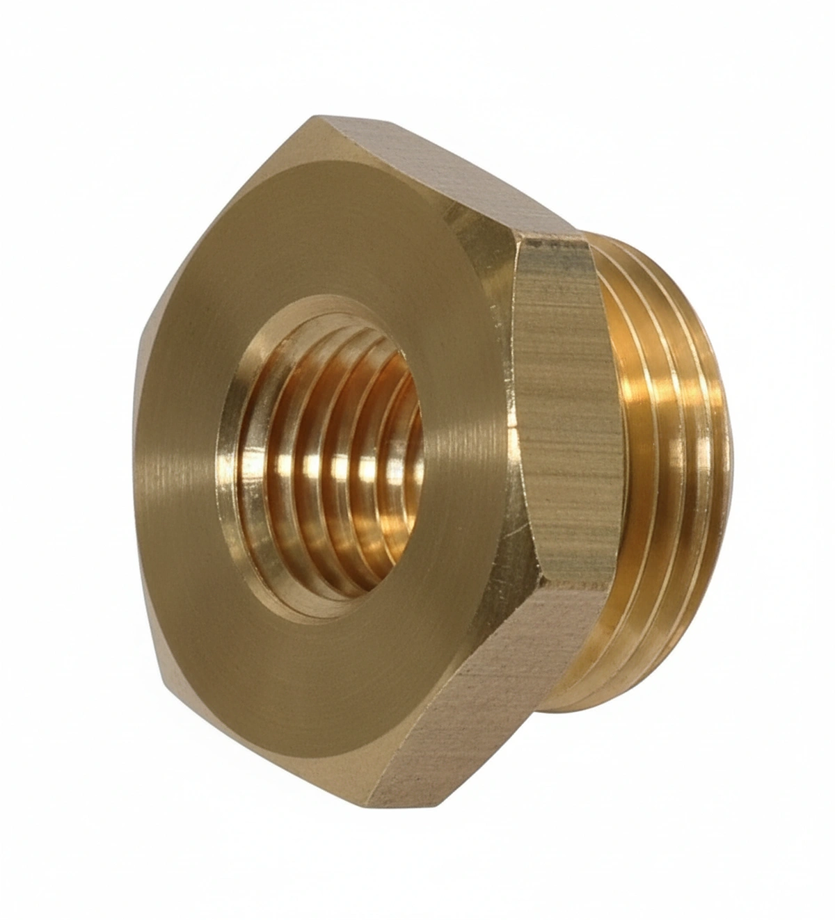 Kramp - I00086 - Reduzieradapter Weiblich/Maennlich Messing M14x1.5-M22x1.5