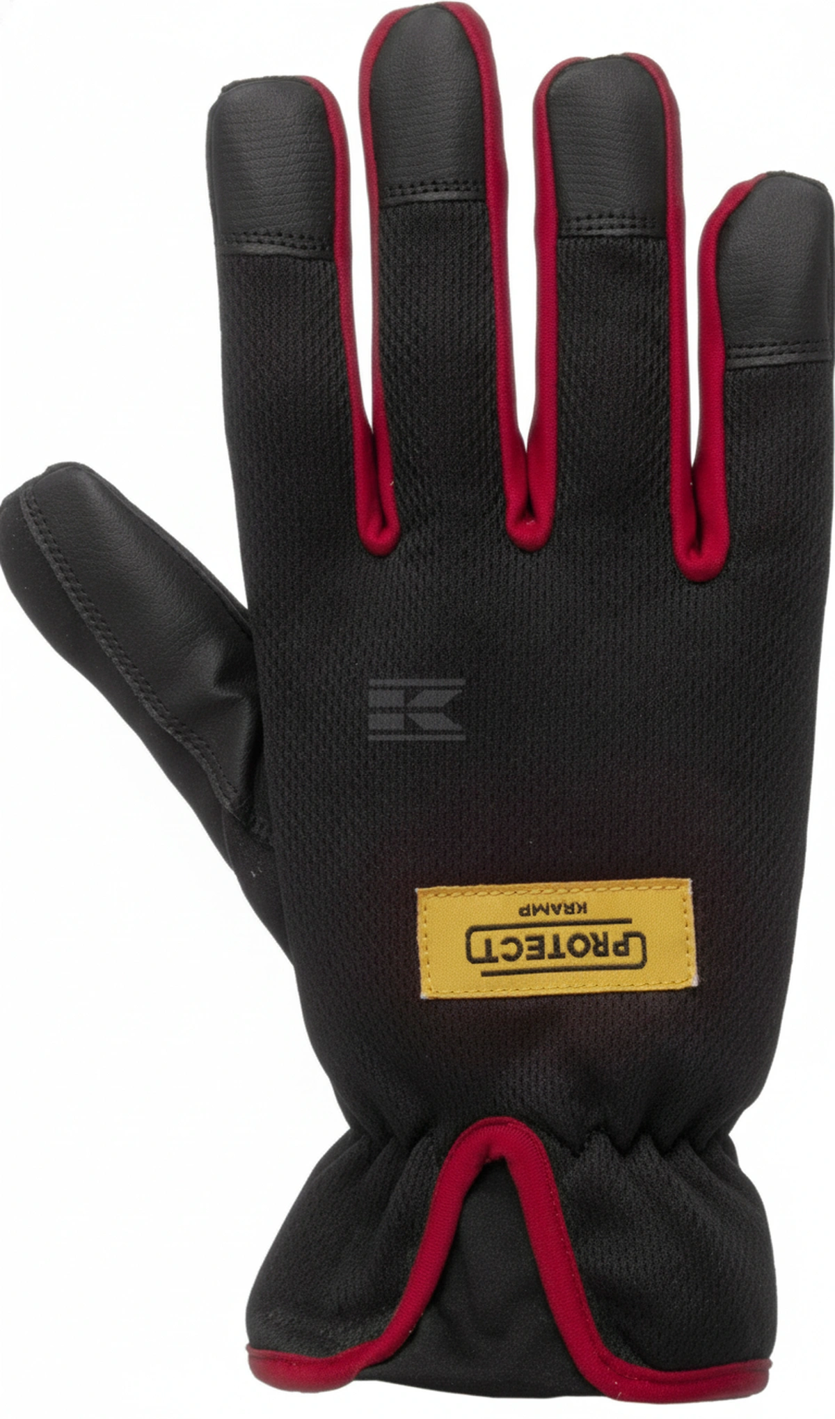 Kramp - KG0101411 - Arbeitshandschuhe Schwarz-Rot Polyurethan/Spandex/Polyester/Lycra Groesse 11/2XL Protect