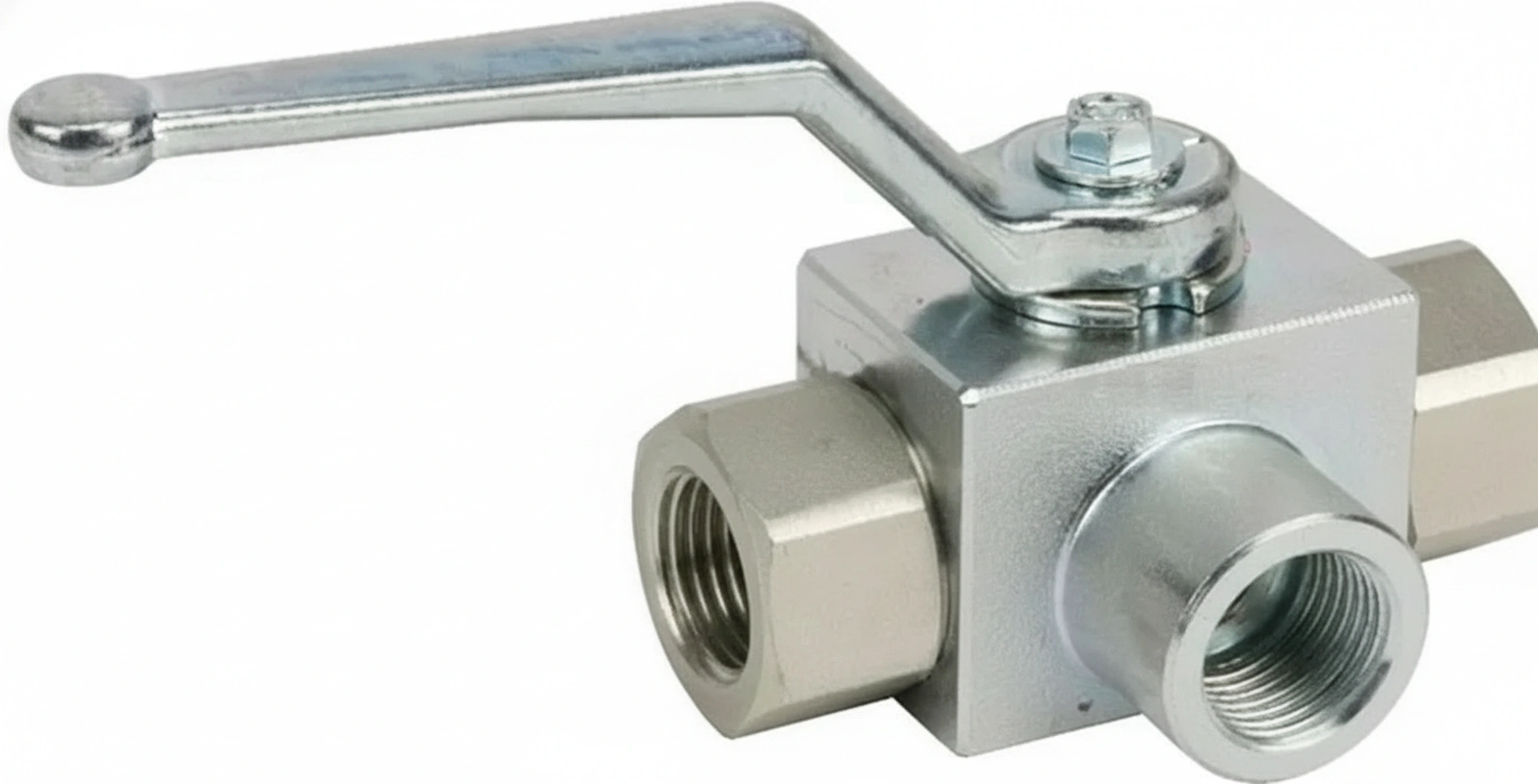Kramp - KH3KSR08LA - Kugelhahn 1/2" Spezialdichtung 3-Wege