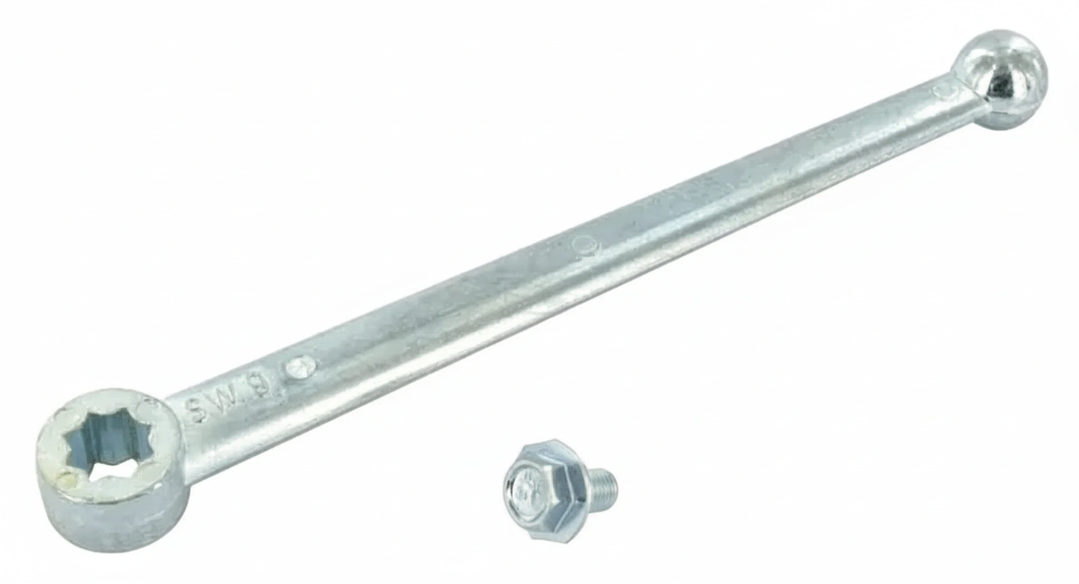 Kramp - KH909S - SW9 Gerader Hebel, Aluminium