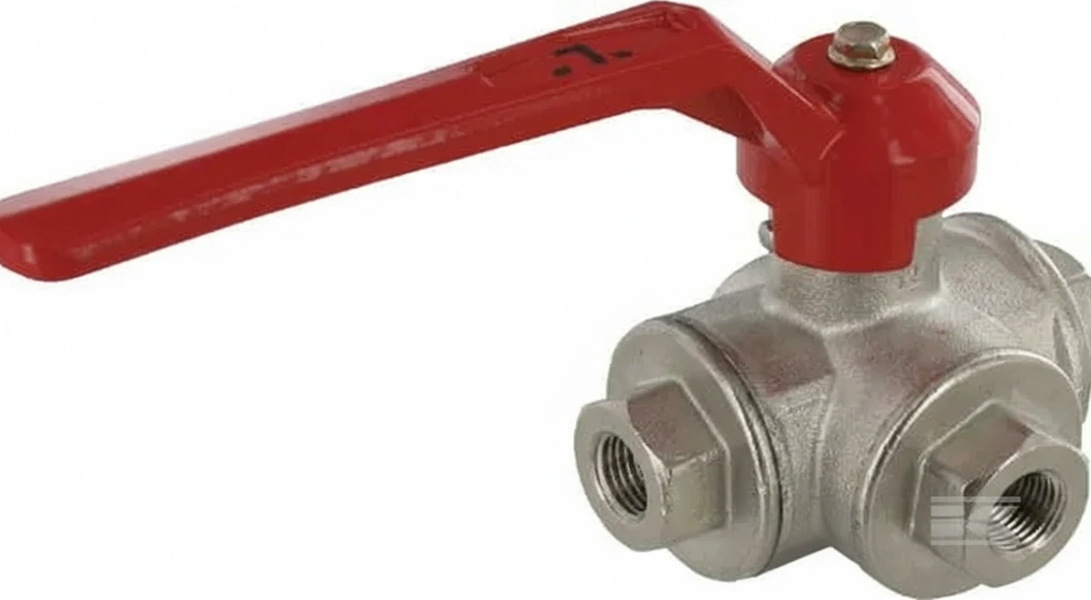 Kramp - KS314L - Kugelhahn L 1/4" IT/IT 3-Wege