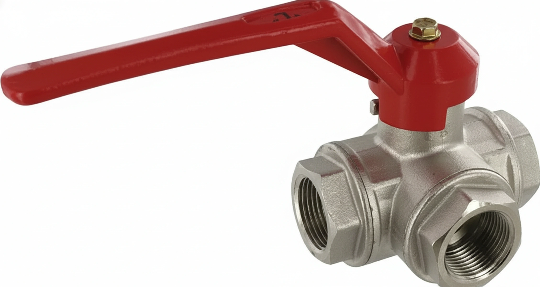 Kramp - KS31L - Kugelhahn L 1" IT/IT 3-Wege