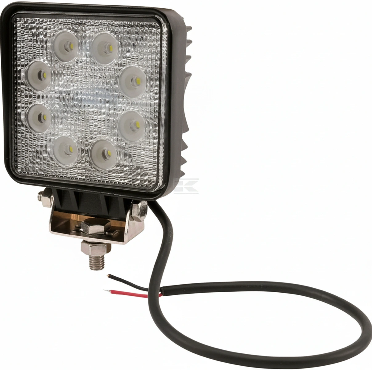 Kramp - LA15025 - Arbeitsleuchte LED 24W 1920lm Quadratisch 10/30V 128x45x110mm Flood 8 LEDs