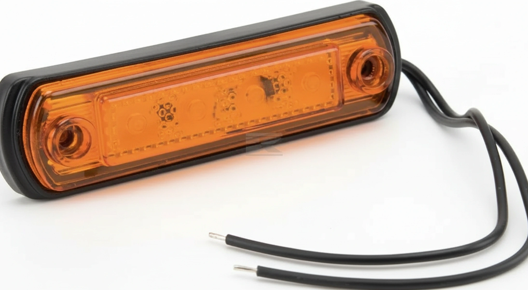 Kramp - LA35057 - Markierungsleuchte LED, 0.5/1W, Rechteckig, 12/24V, Orange, 110x31x15mm, 4 LEDs, Gopart