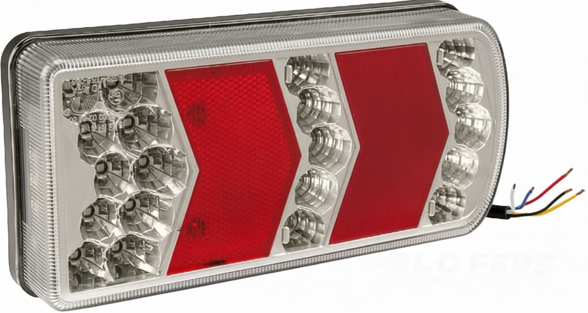 Kramp - LA45018L - Ruecklicht Stangen LED Rechteckig 12-24V 228x106x40mm Gopart